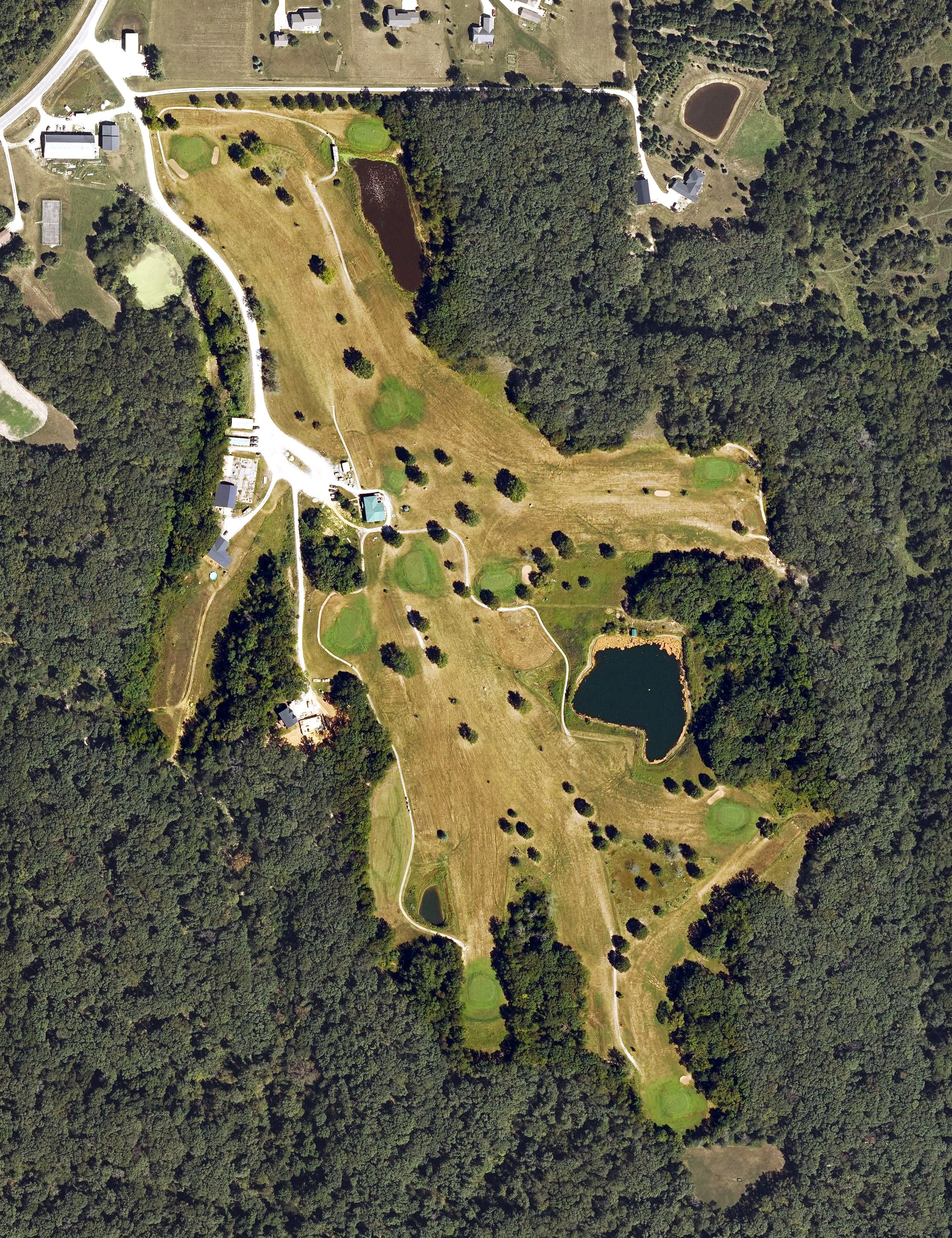 Aerial view of Deerwood Golf Club, IA
