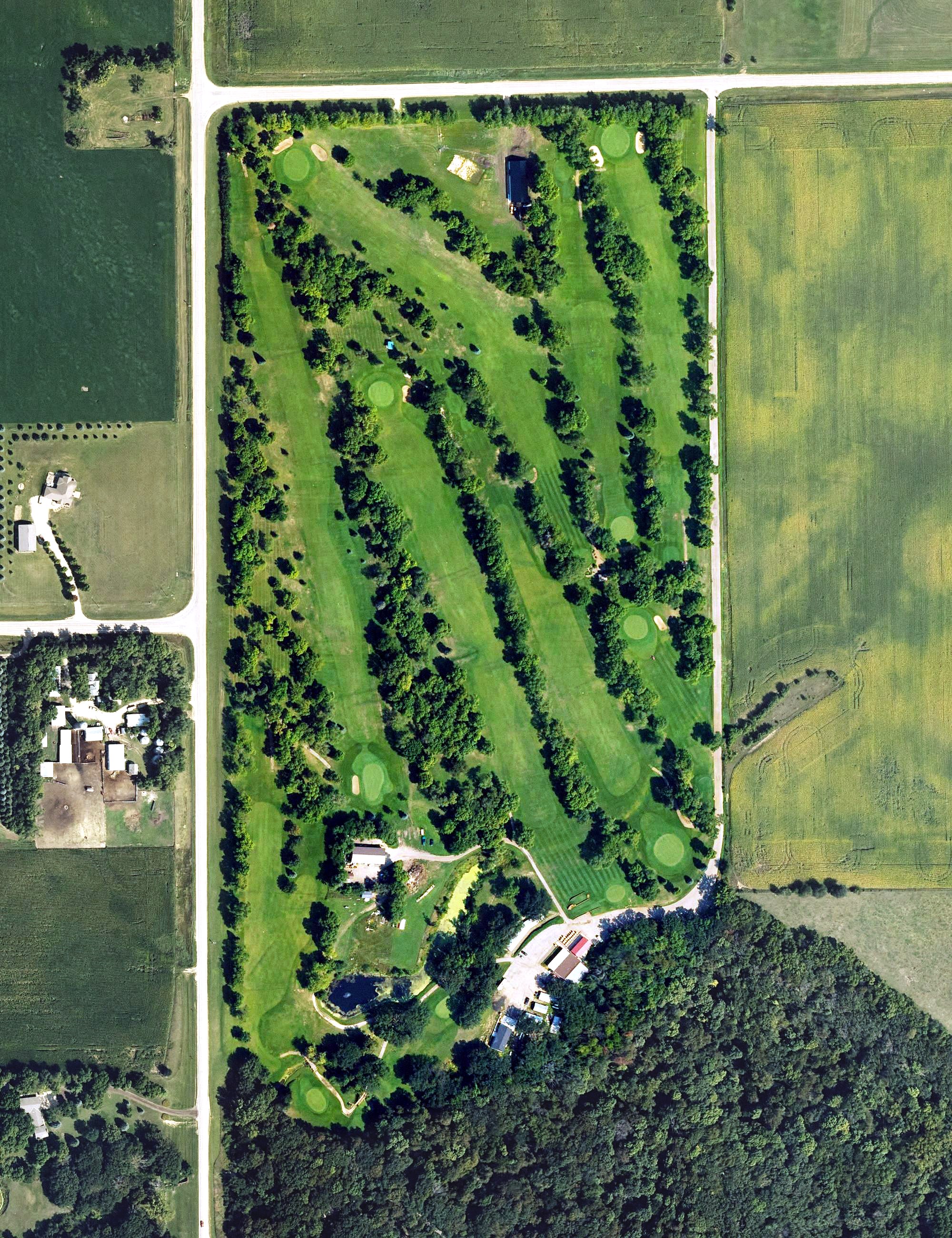 Aerial view of Estherville Golf Course, IA