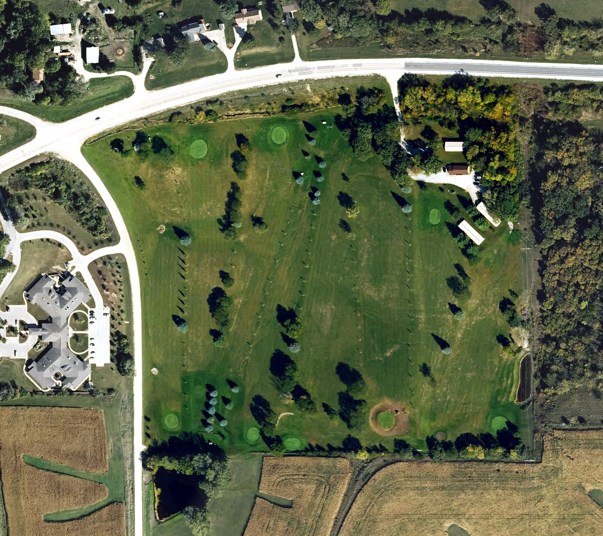 Aerial view of Guthrie Center Golf Club, IA