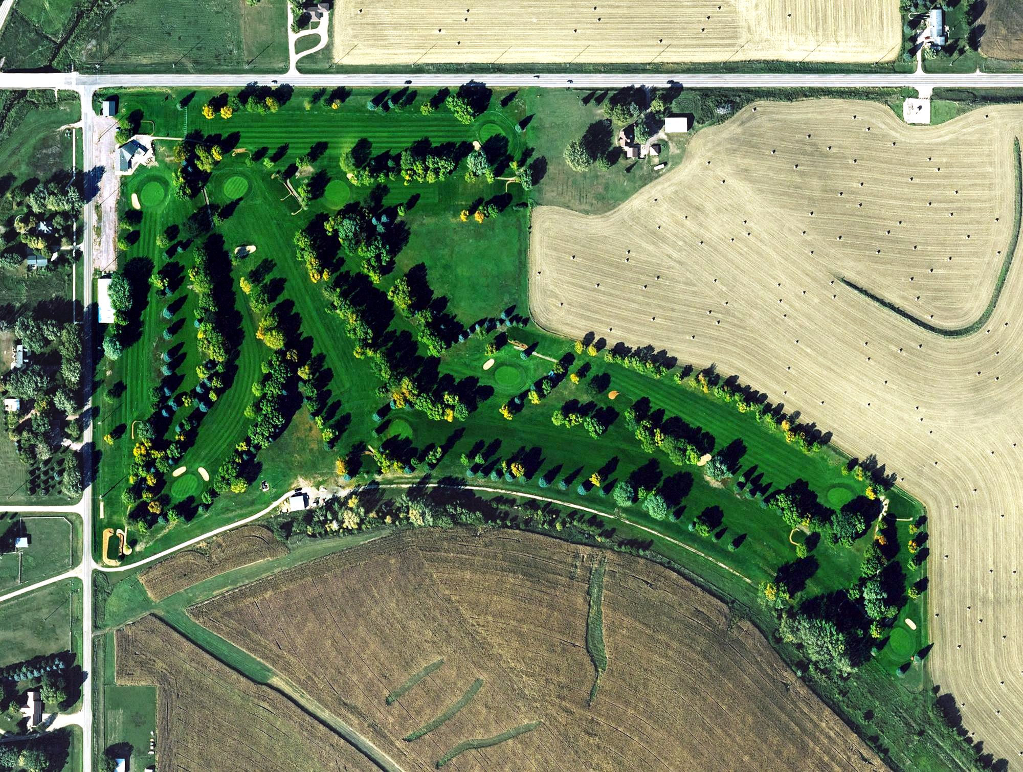 Aerial view of Hawarden Golf Course, IA