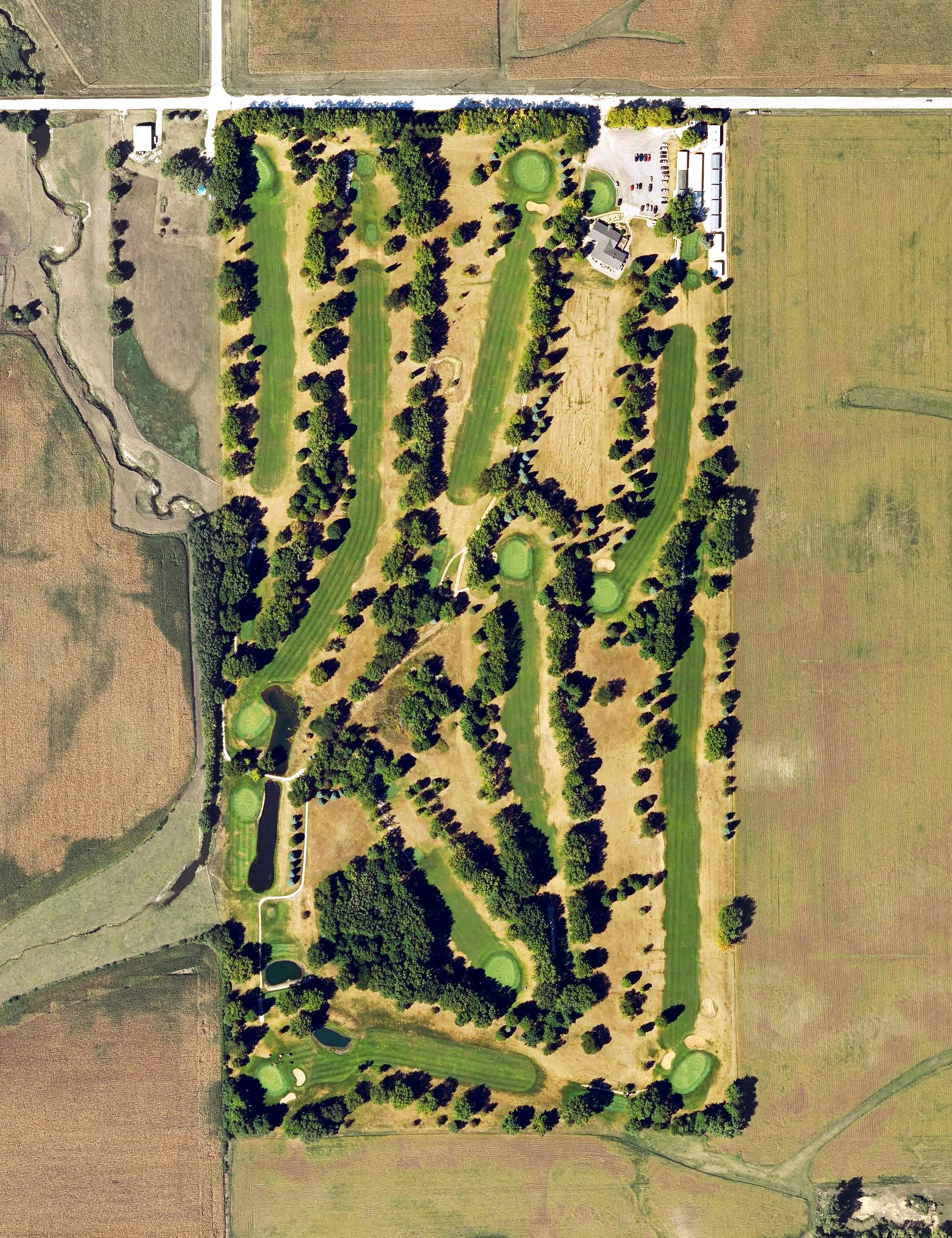 Aerial view of Jesup Golf & Country Club, IA