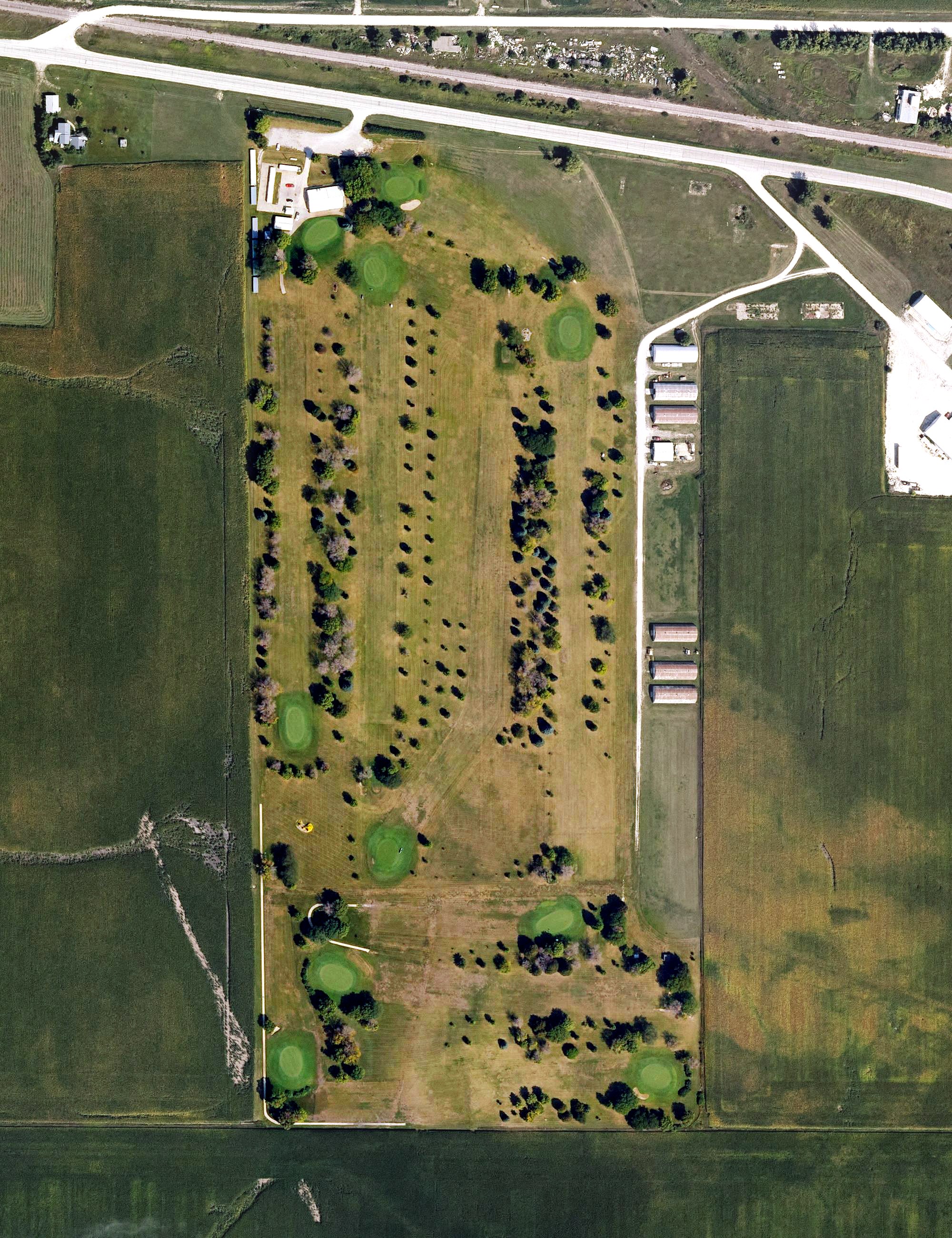 Aerial view of Laurens Golf and Country Club, IA