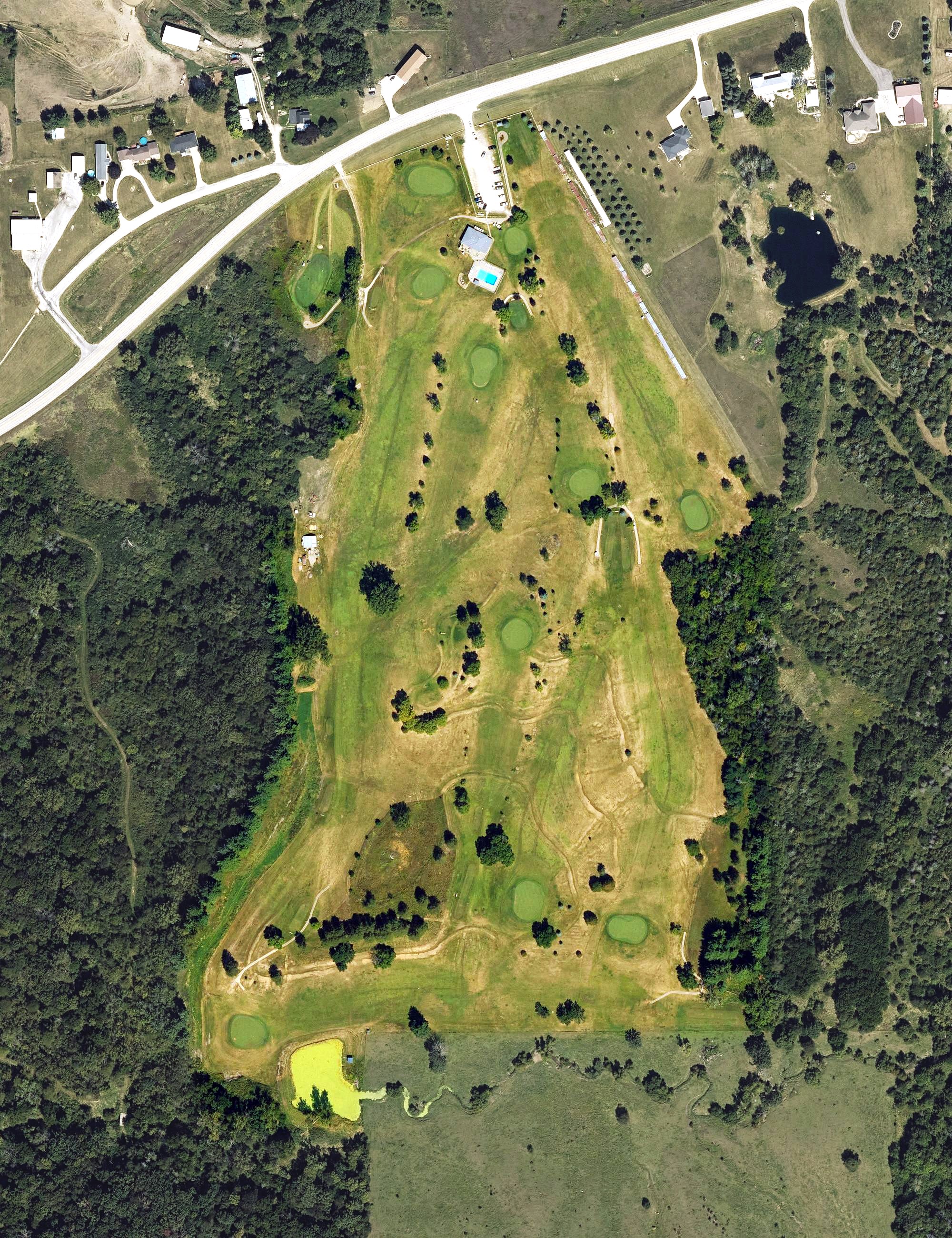 Aerial view of Montezuma Country Club, IA