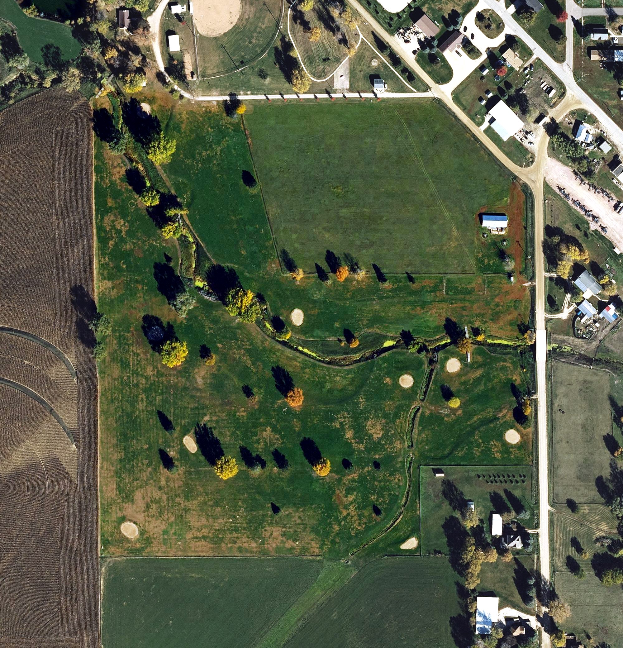 Aerial view of Pierson Golf Course, IA