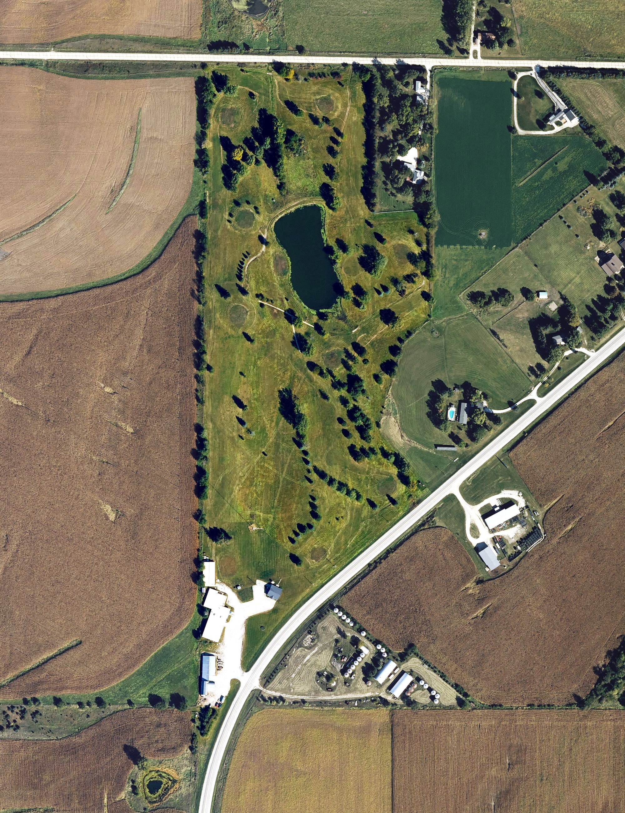 Aerial view of Pine Valley Golf Course, IA