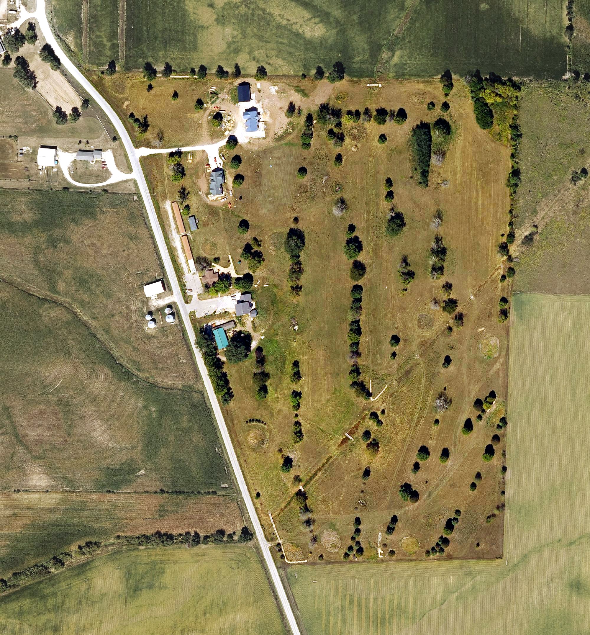 Aerial view of Rolling Acres Golf Course, IA