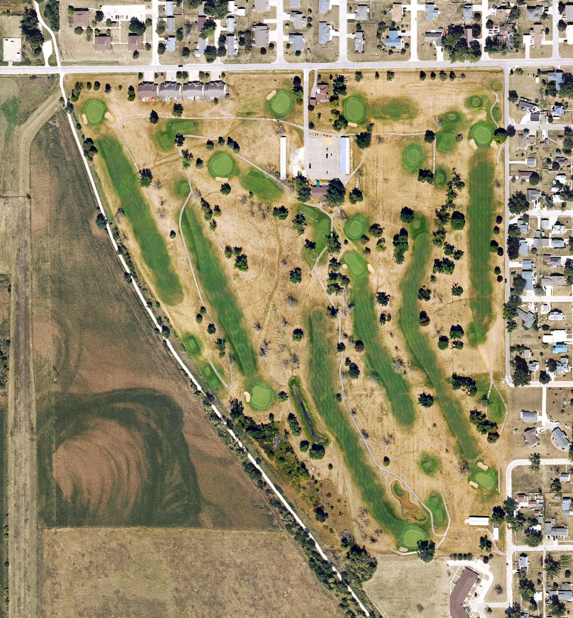 Aerial view of Tama Toledo Country Club, IA