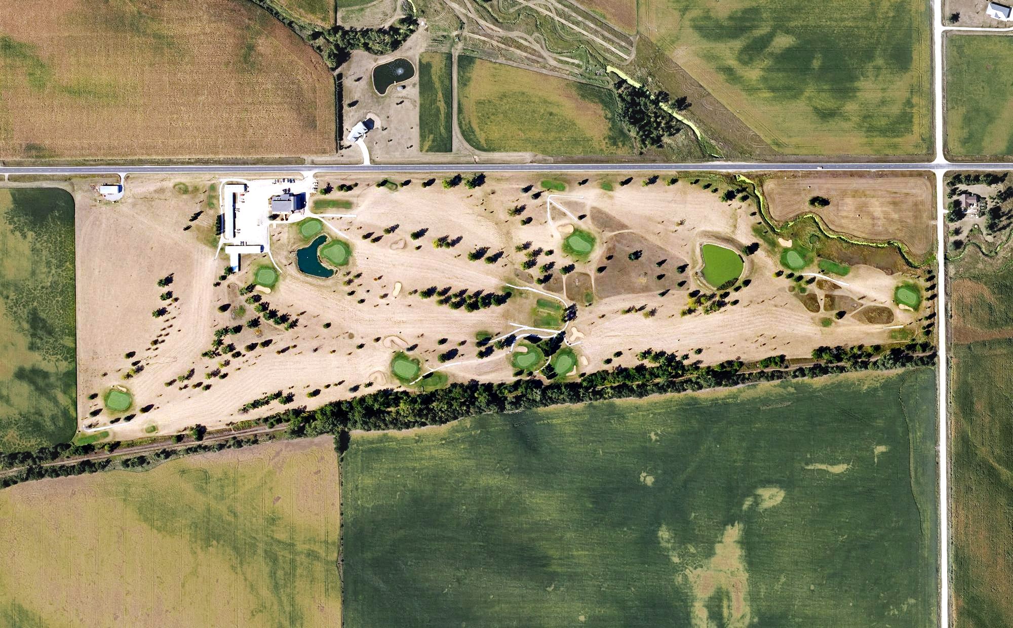 Aerial view of Tara Hills Country Club, IA