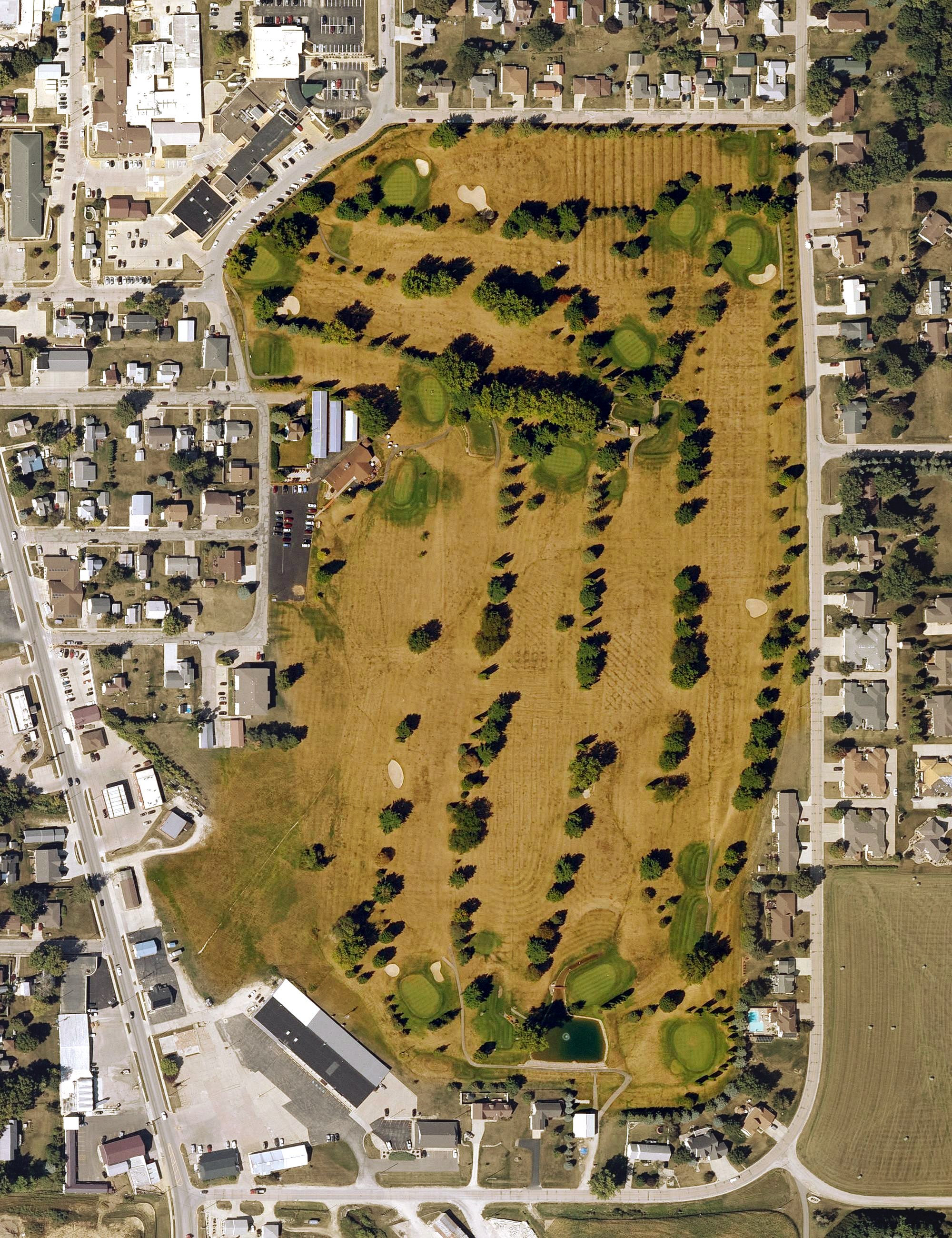 Aerial view of Waukon Golf and Country Club, IA