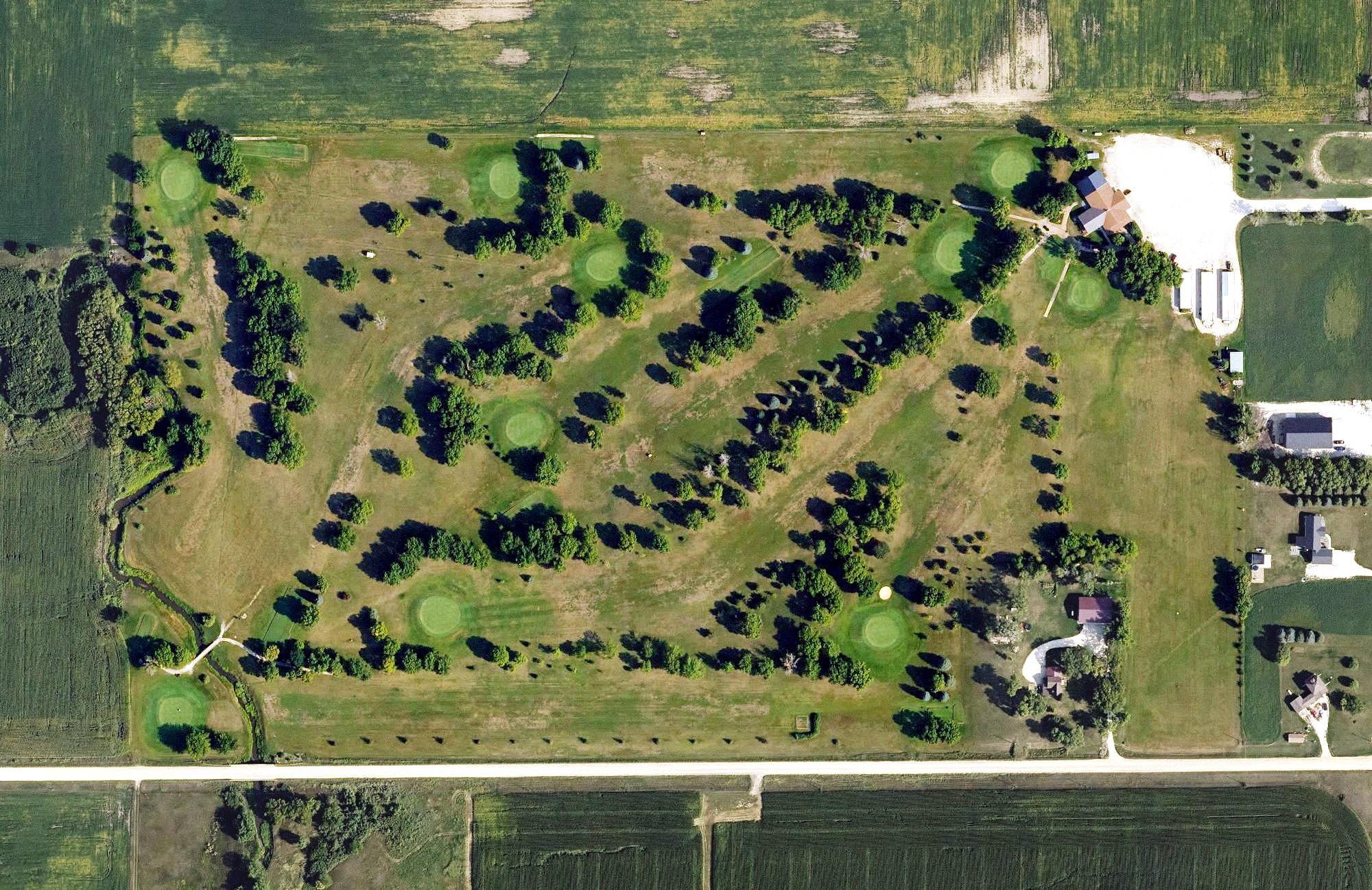 Aerial view of West Bend Golf and Country Club, IA
