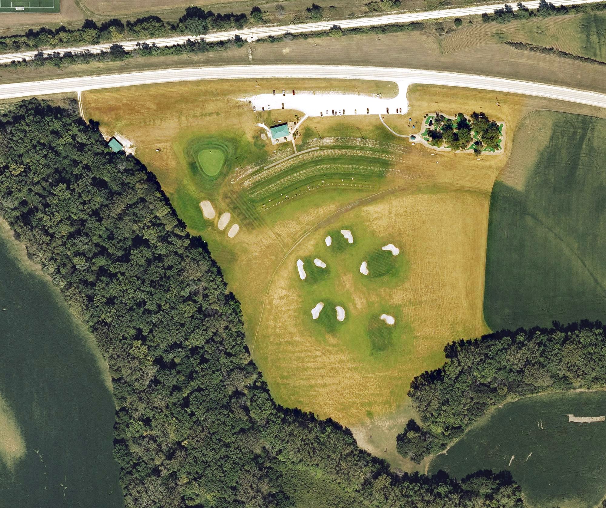 Aerial view of West Grand Golf, IA