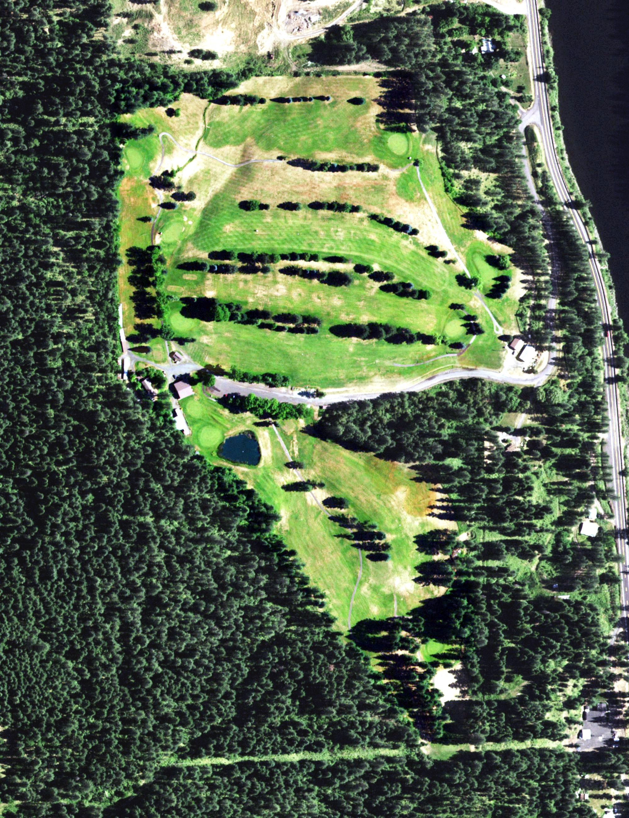 Aerial view of Orofino Golf & Country Club, ID