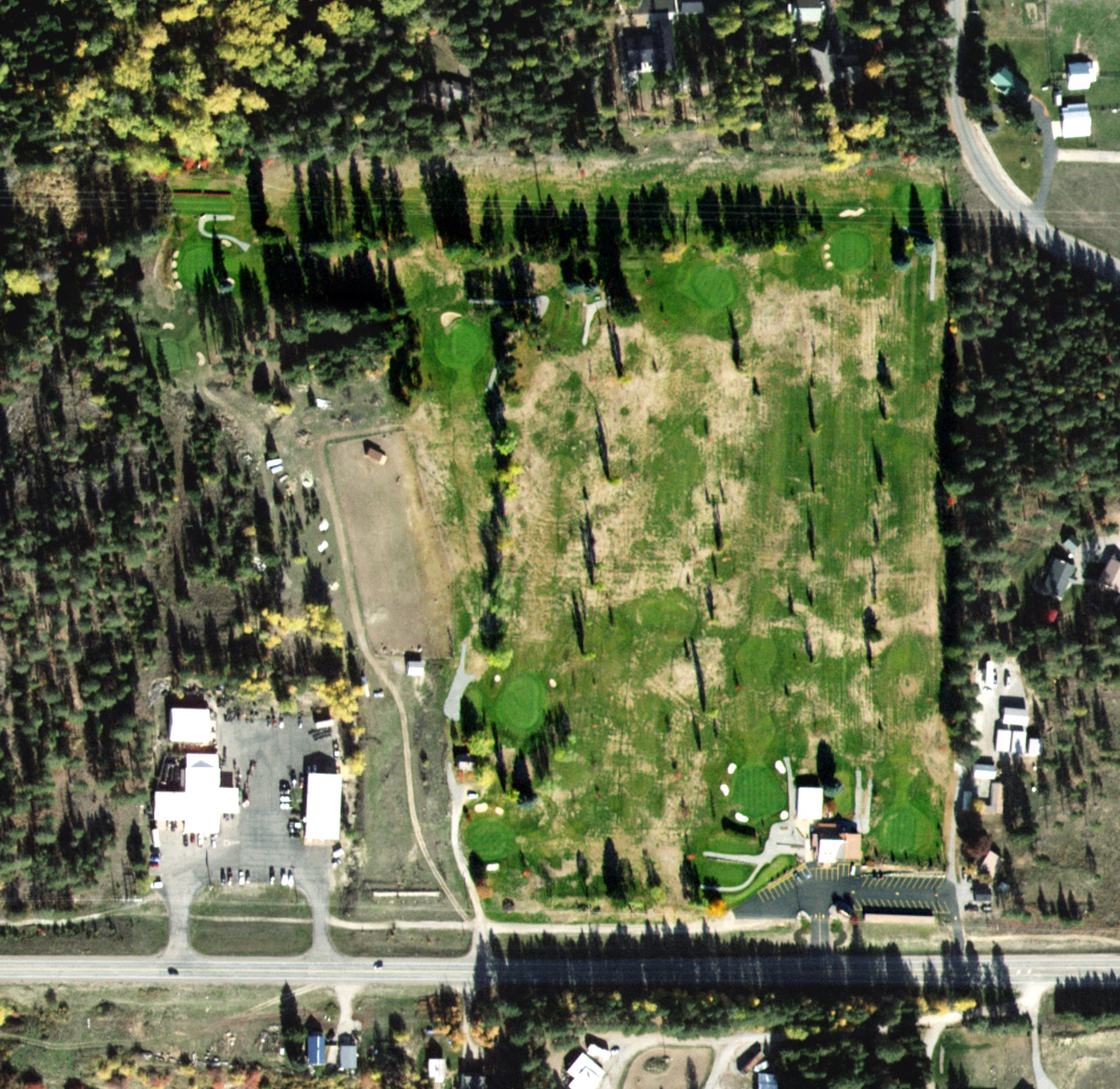 Aerial view of Ranch Club Golf Course, ID