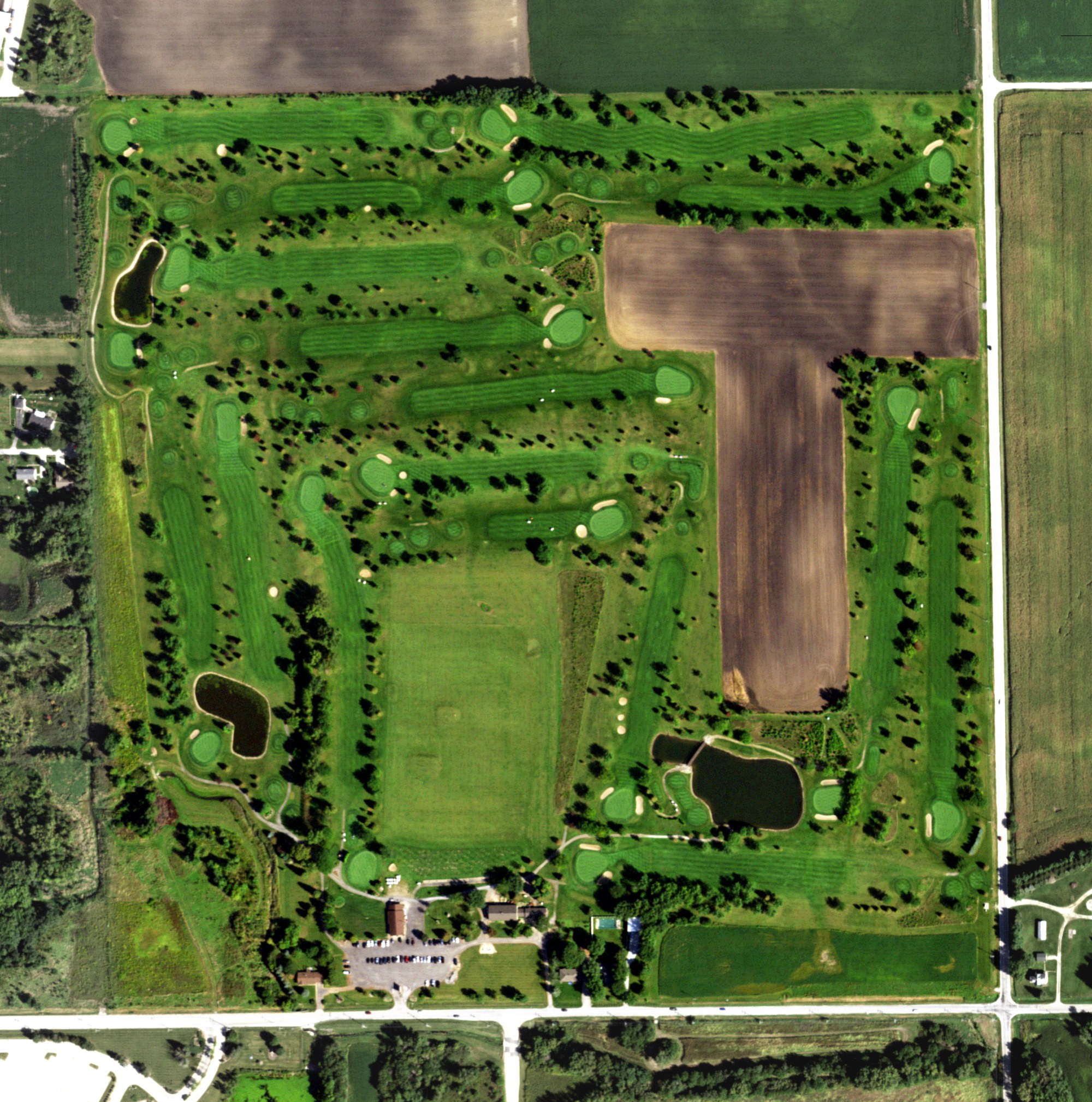 Aerial view of Aspen Ridge Golf Course, IL