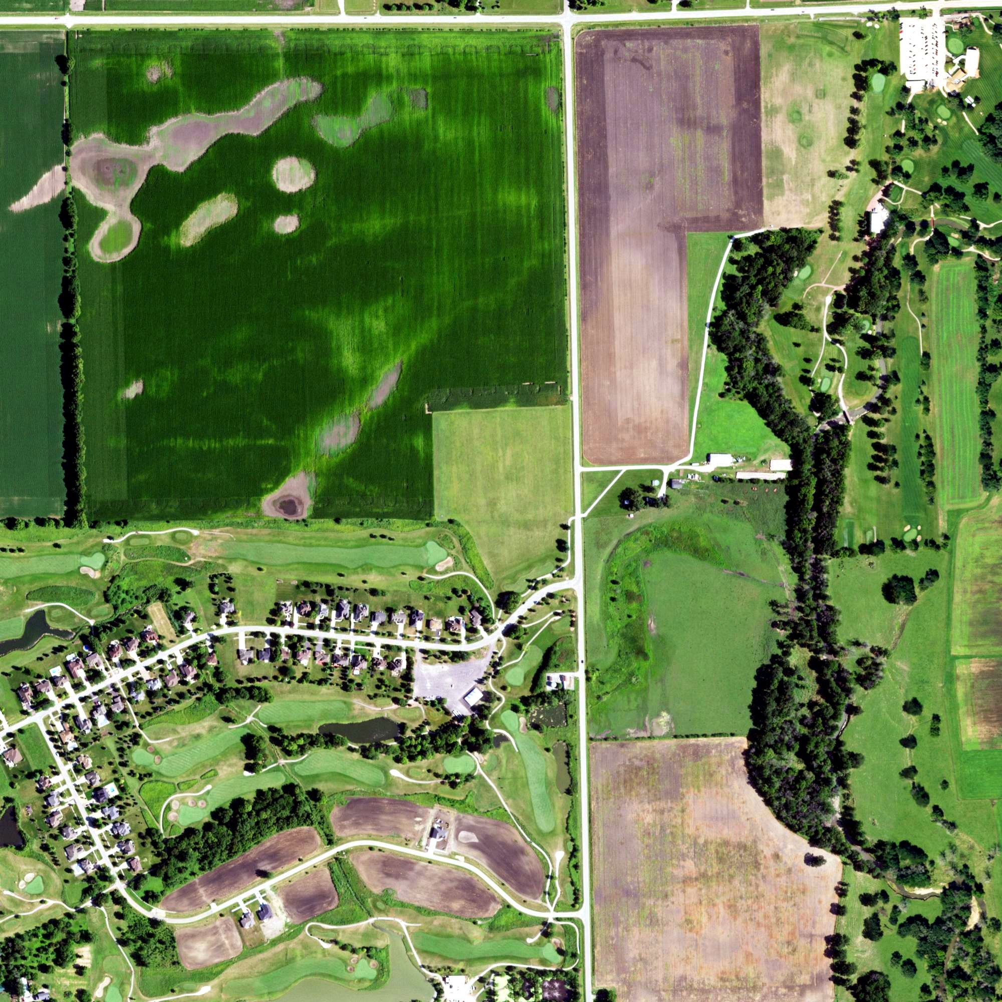 Aerial view of Driving Range, IL