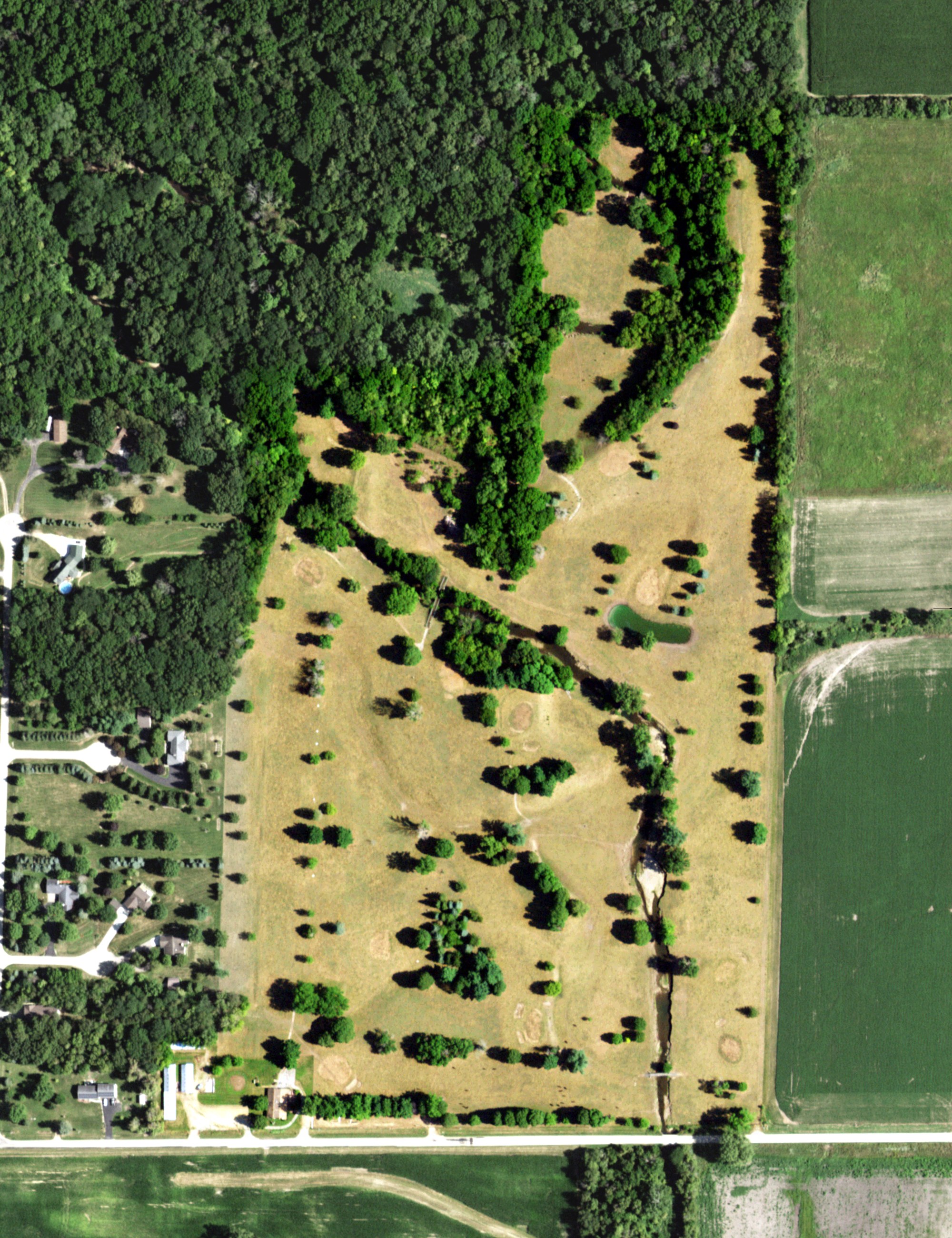 Aerial view of Edgewood Golf Club (Closed), IL
