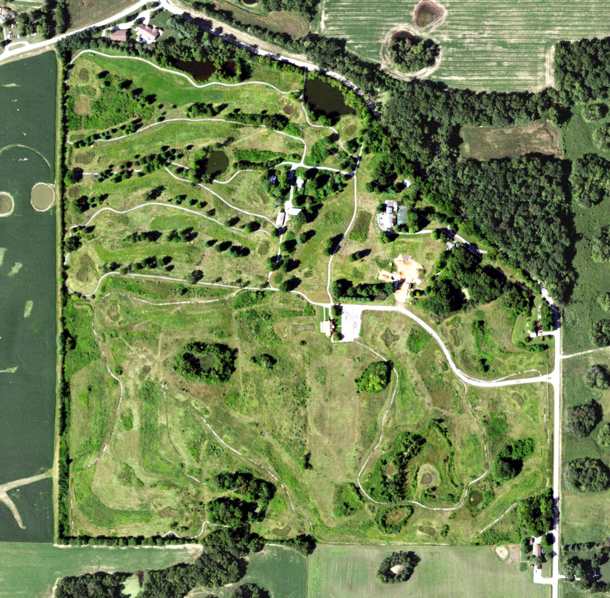Aerial view of Fairfield Golf Club, IL