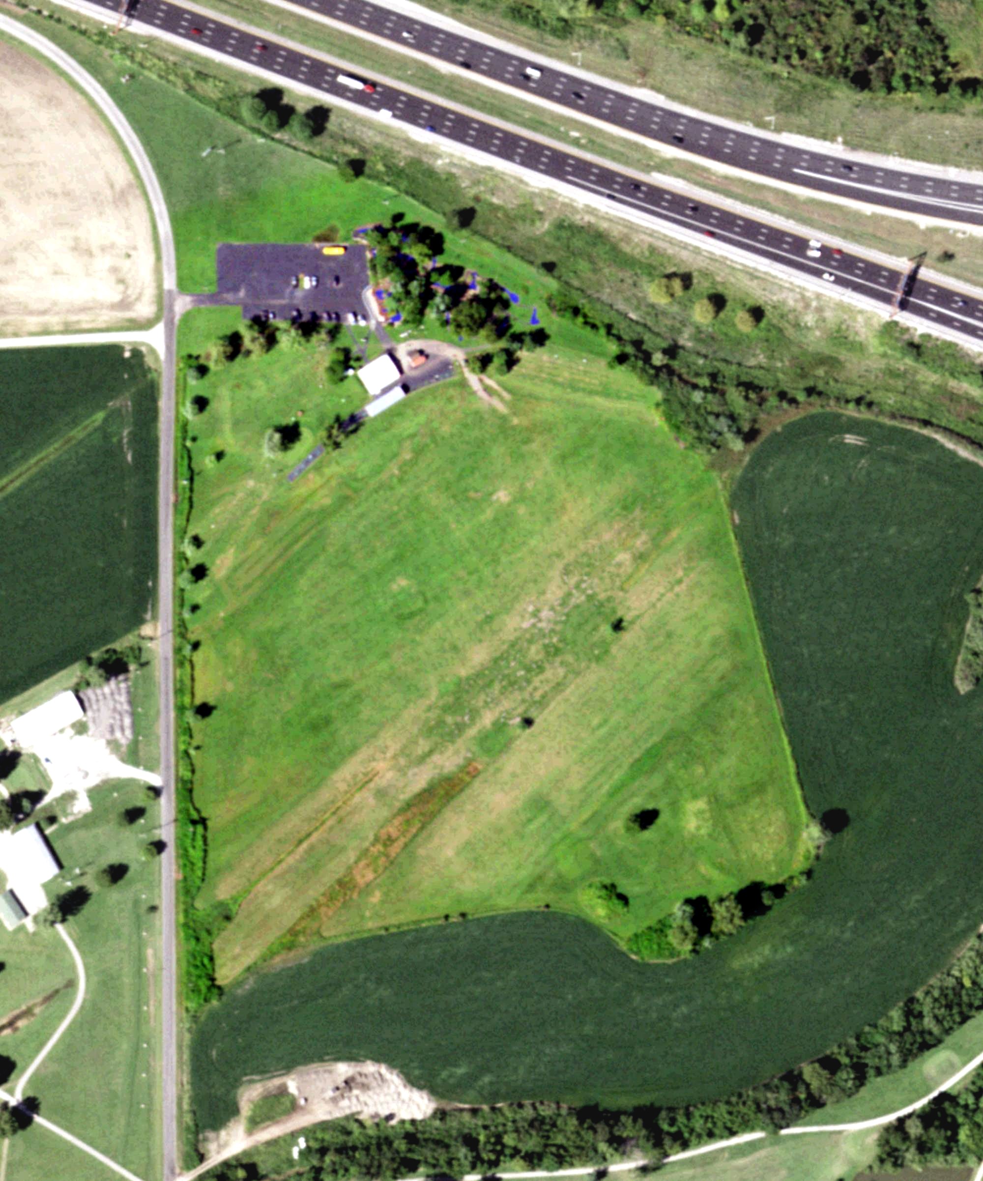 Aerial view of Jefferson Barracks Golf Tee, IL