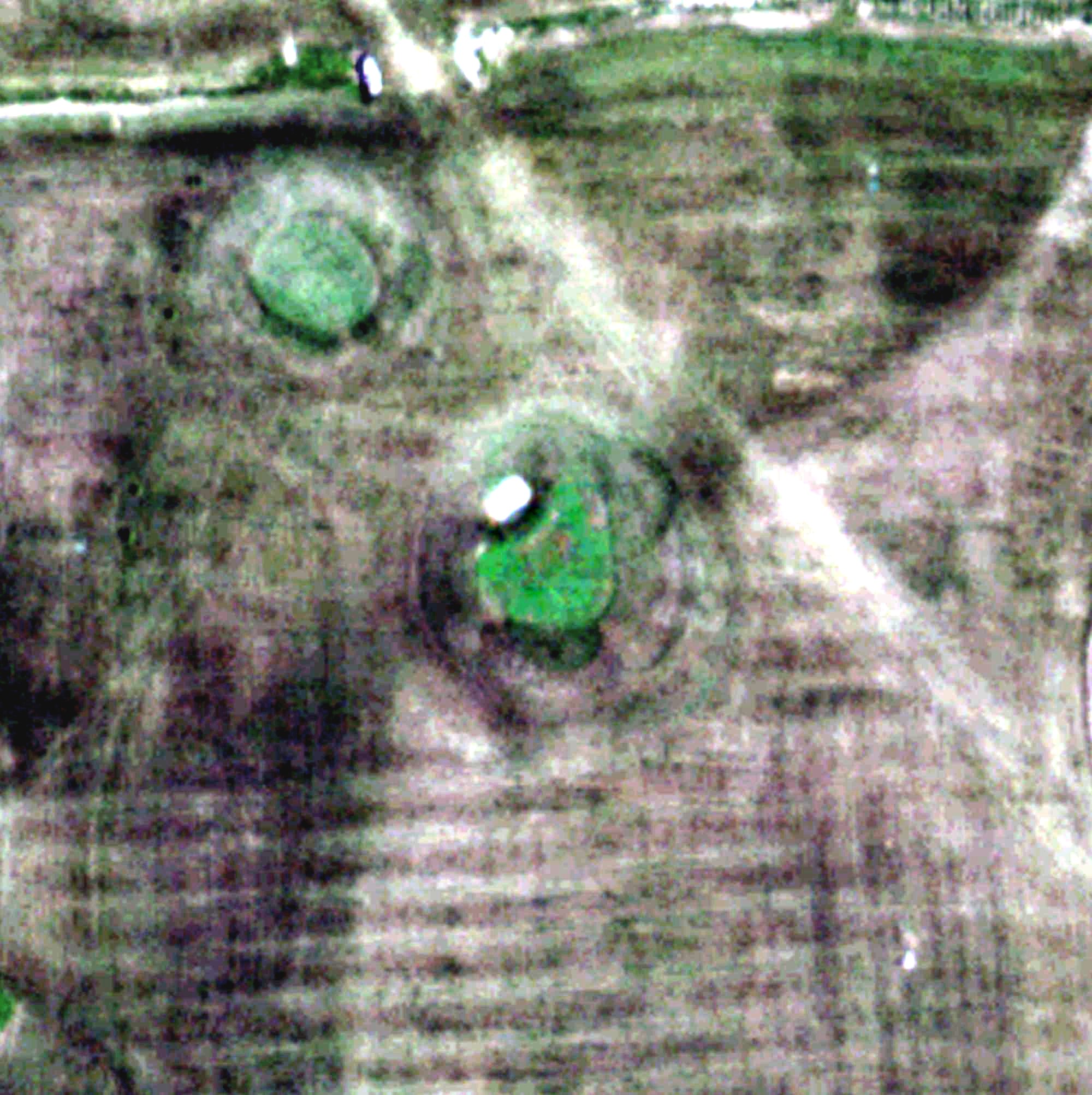 Aerial view of Lockport Hole 1, IL