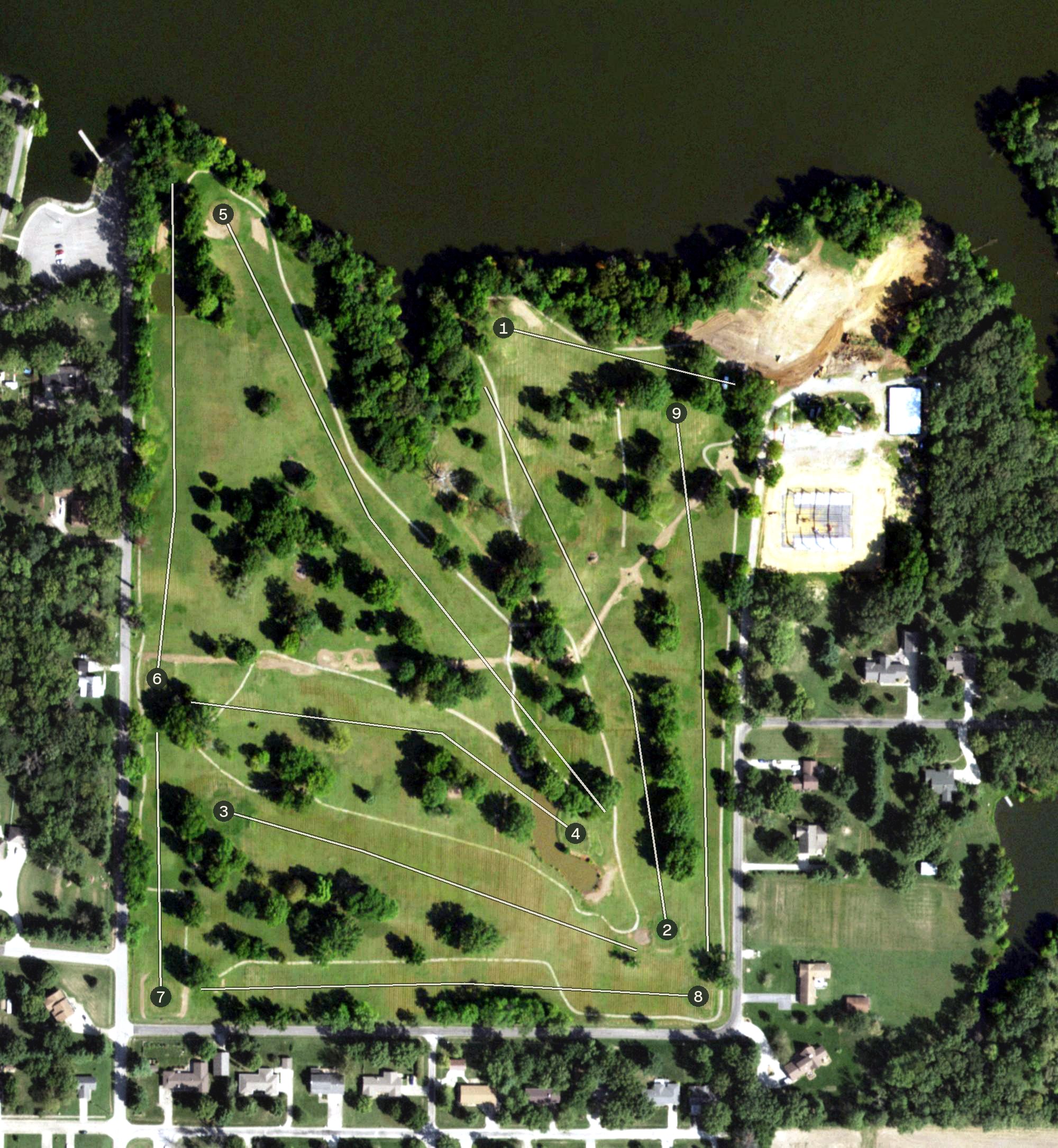 Aerial view of Meadow Woods, IL
