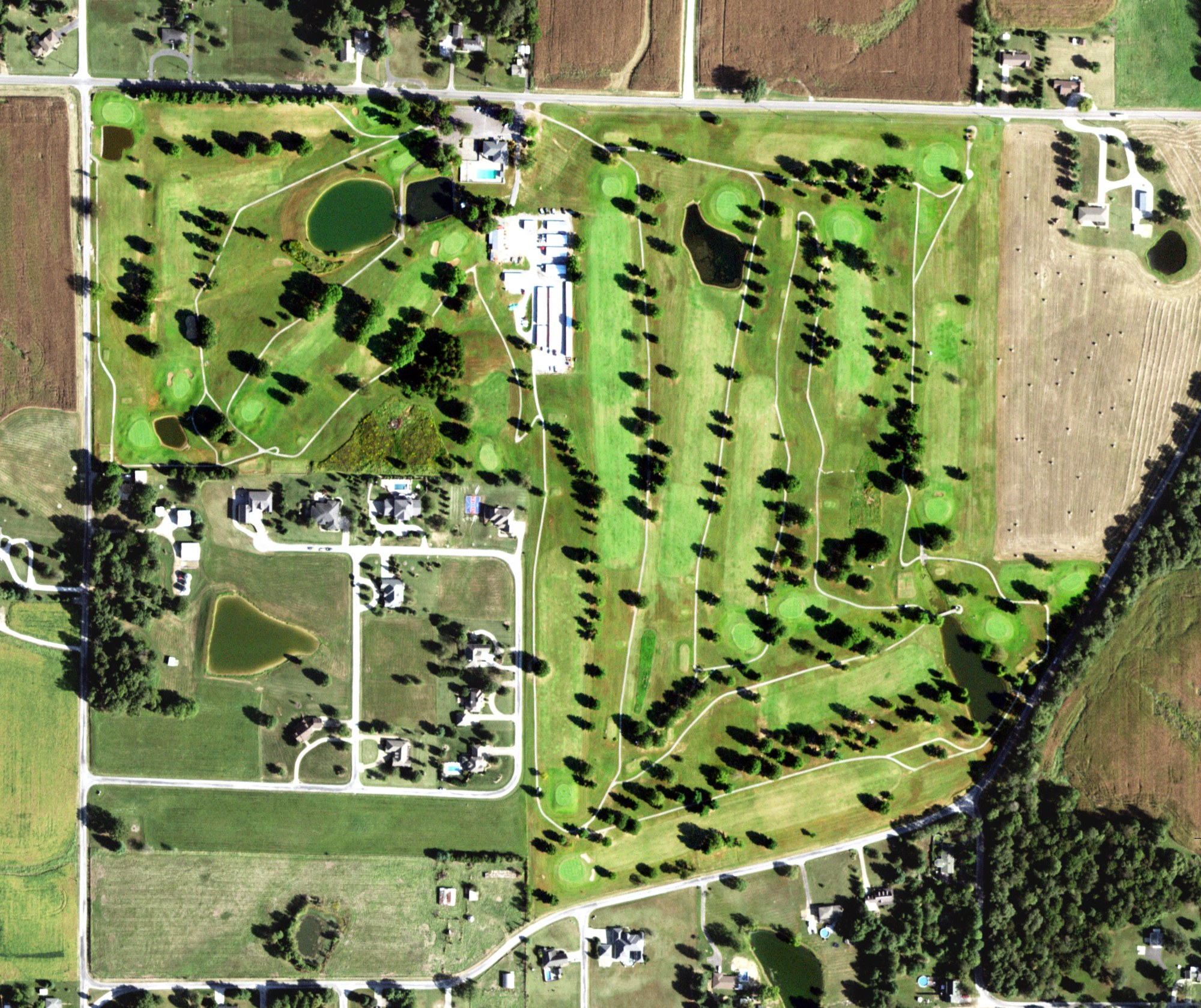 Aerial view of Metropolis Country Club, IL