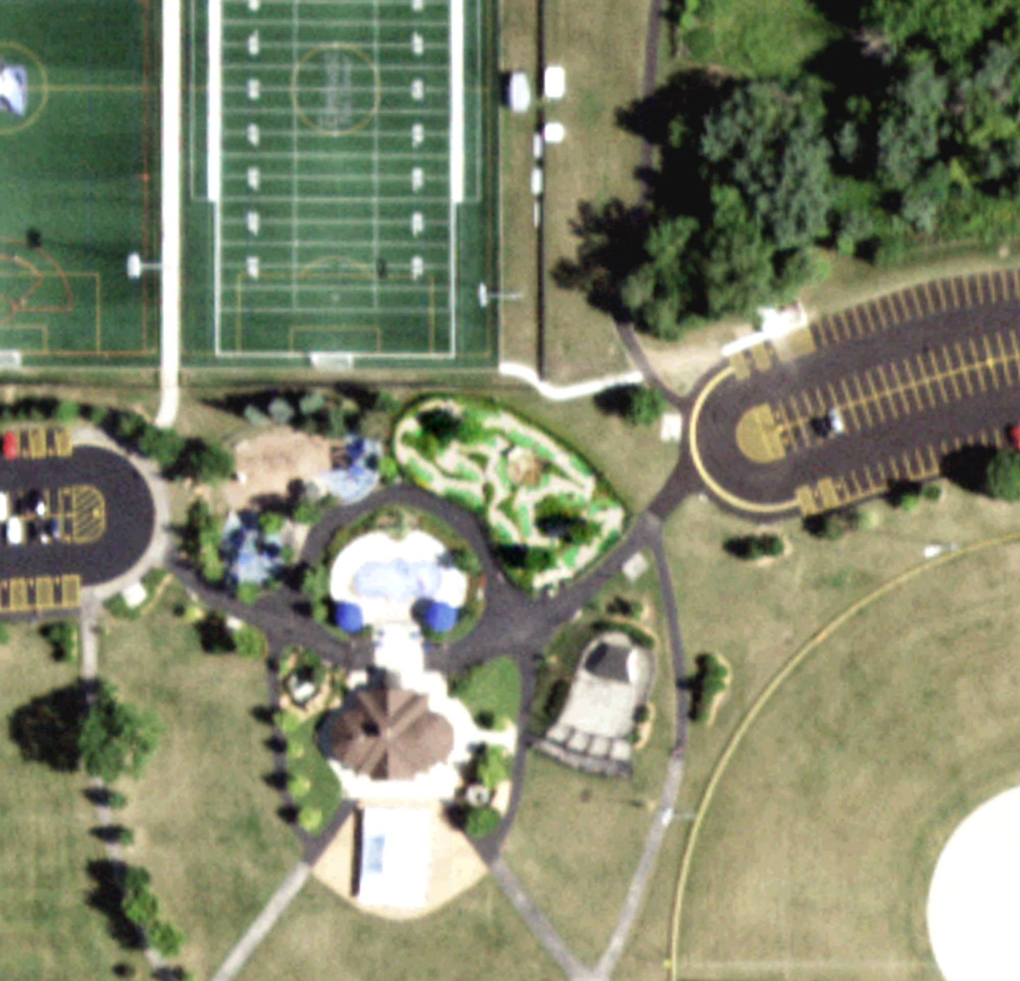 Aerial view of Miniature Golf, IL