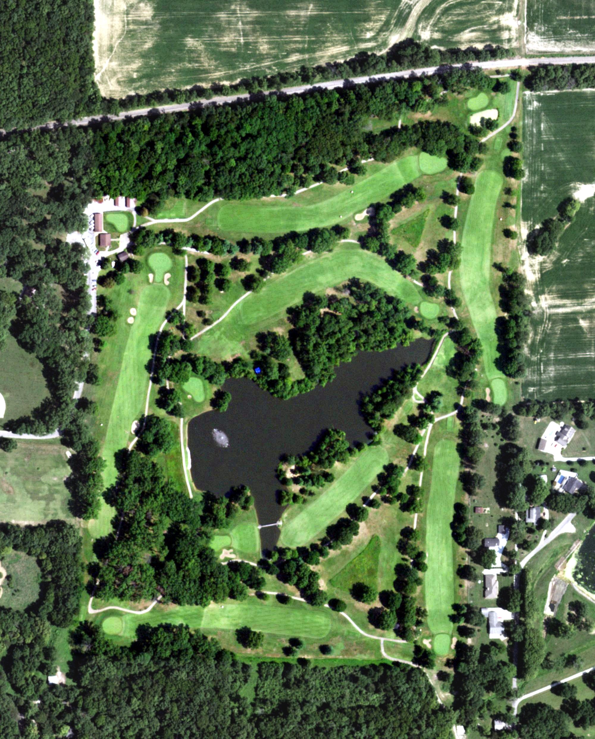 Aerial view of Nashville Golf Course, IL