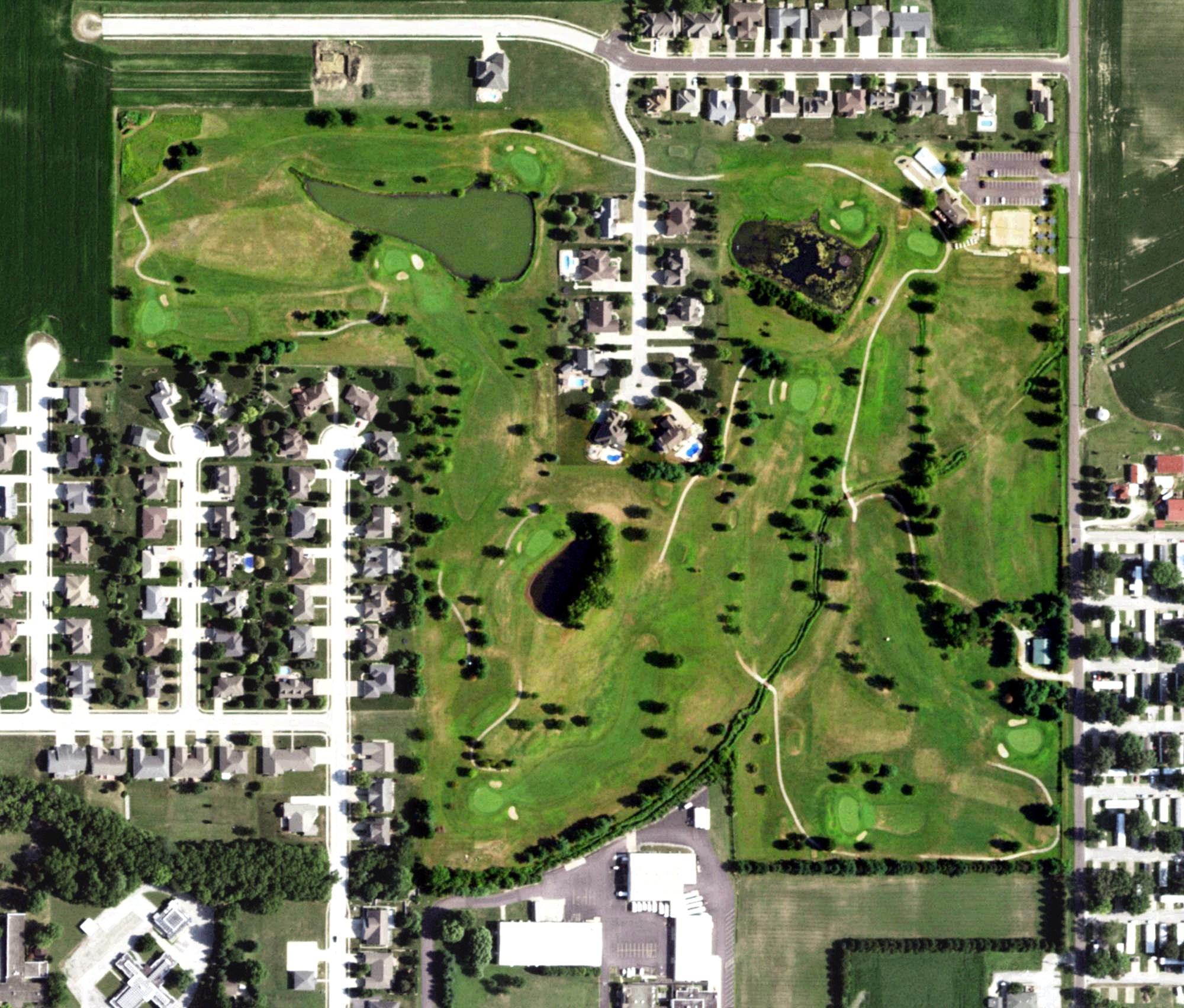 Aerial view of Northridge Hills, IL