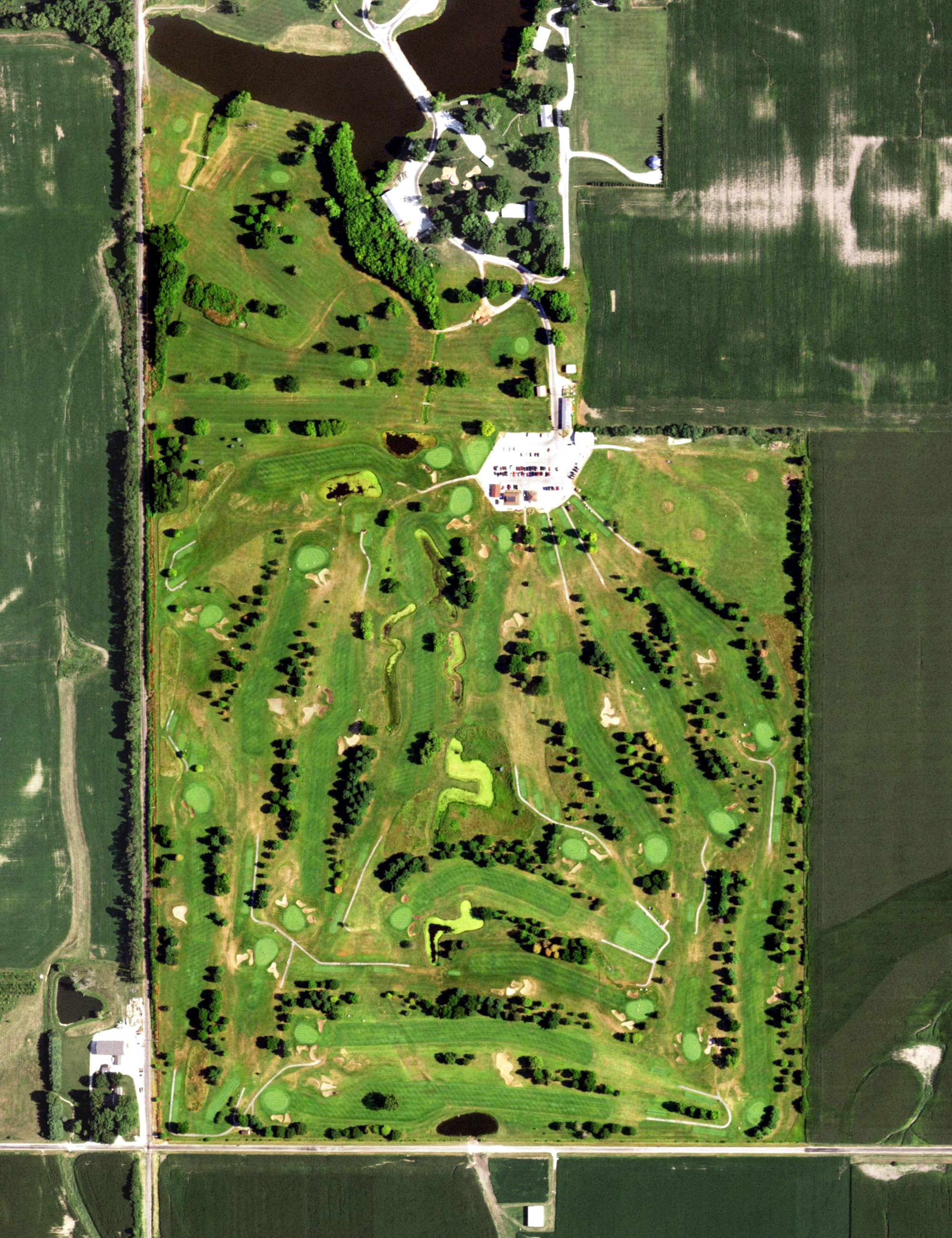 Aerial view of The Links of Jacksonville, IL
