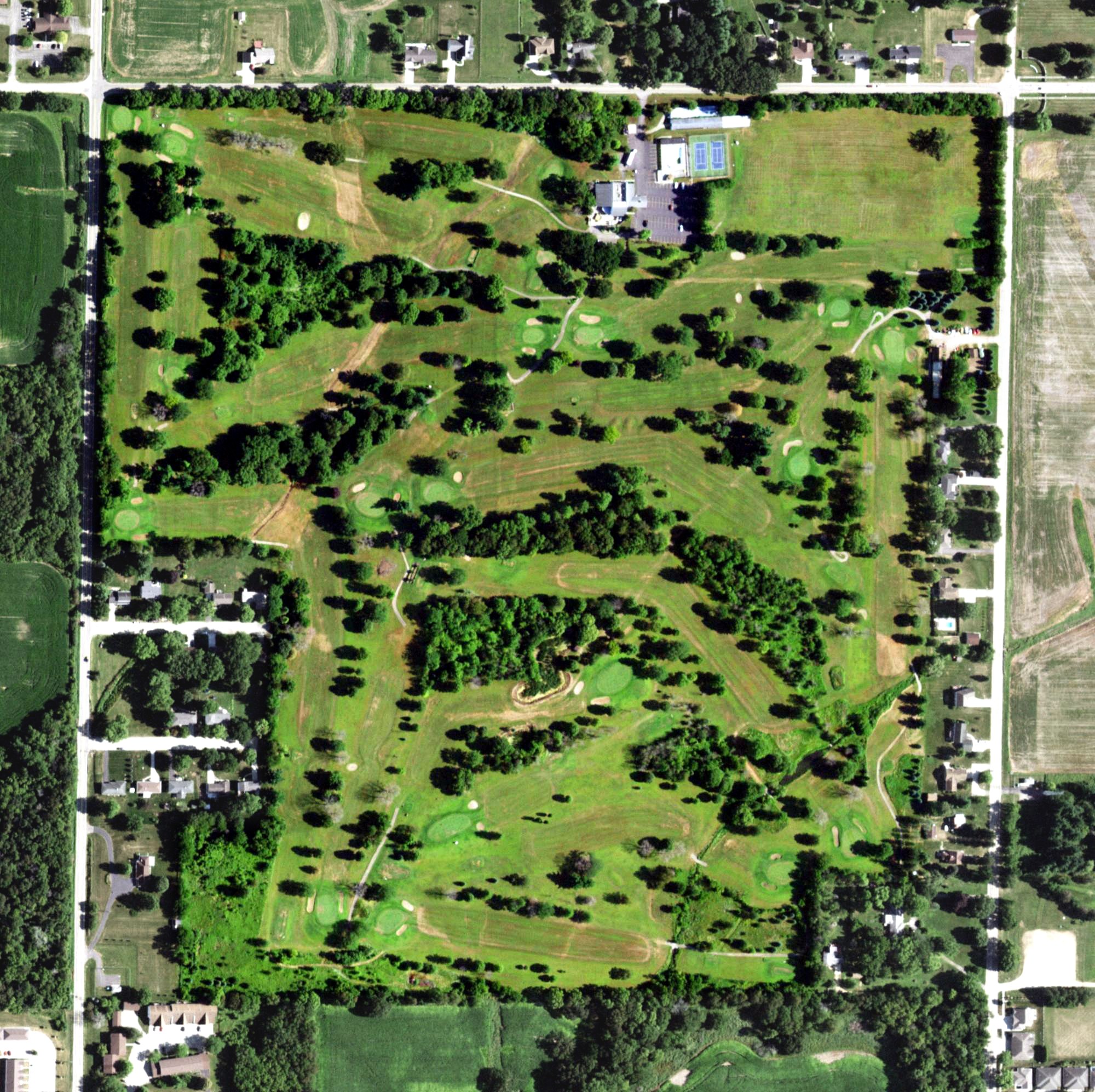 Aerial view of Timber Creek Golf, IL