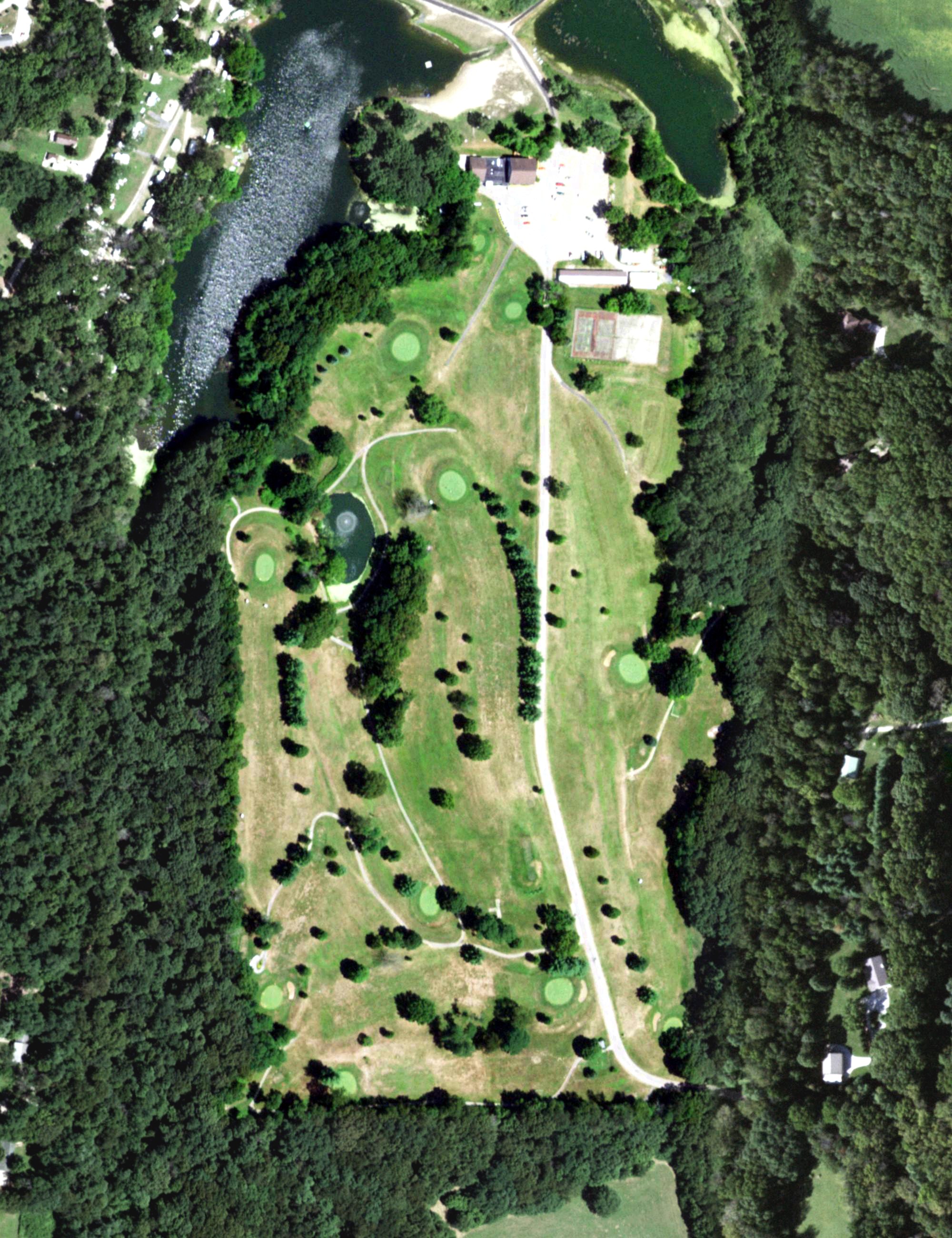 Aerial view of Timber Lake Club, IL