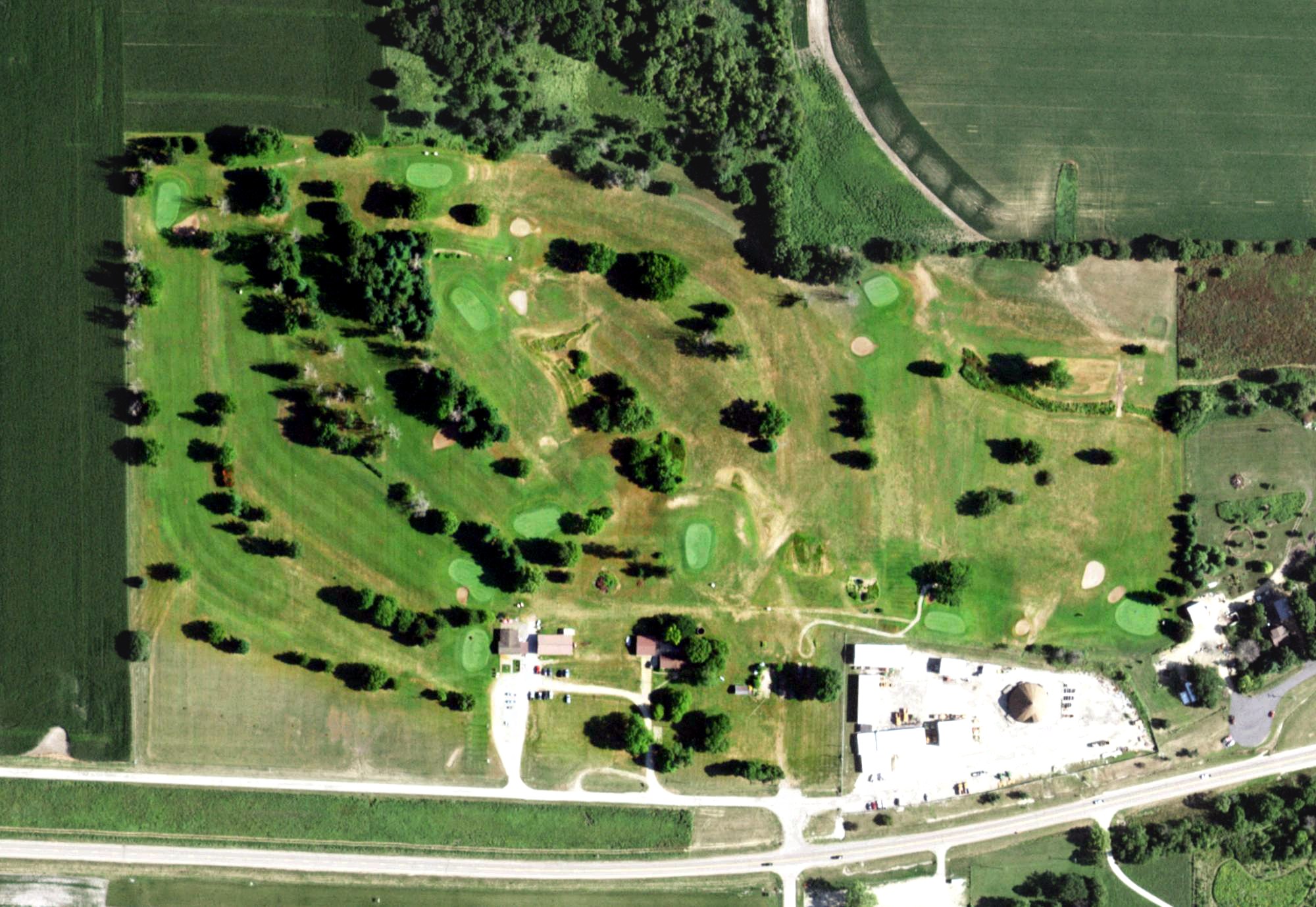 Aerial view of Wayton Hill's Golf Course, IL