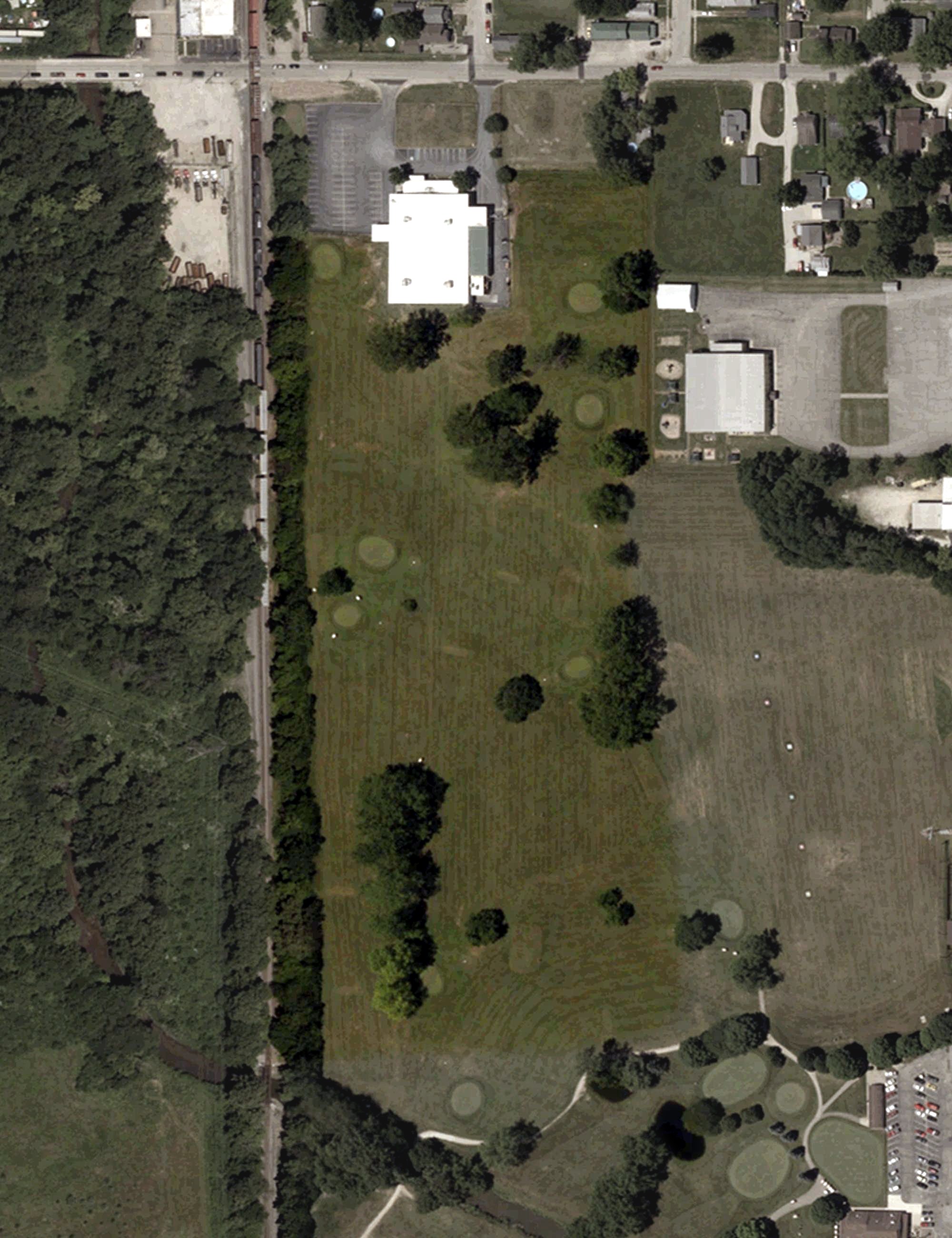 Aerial view of Crestview Executive Course, IN