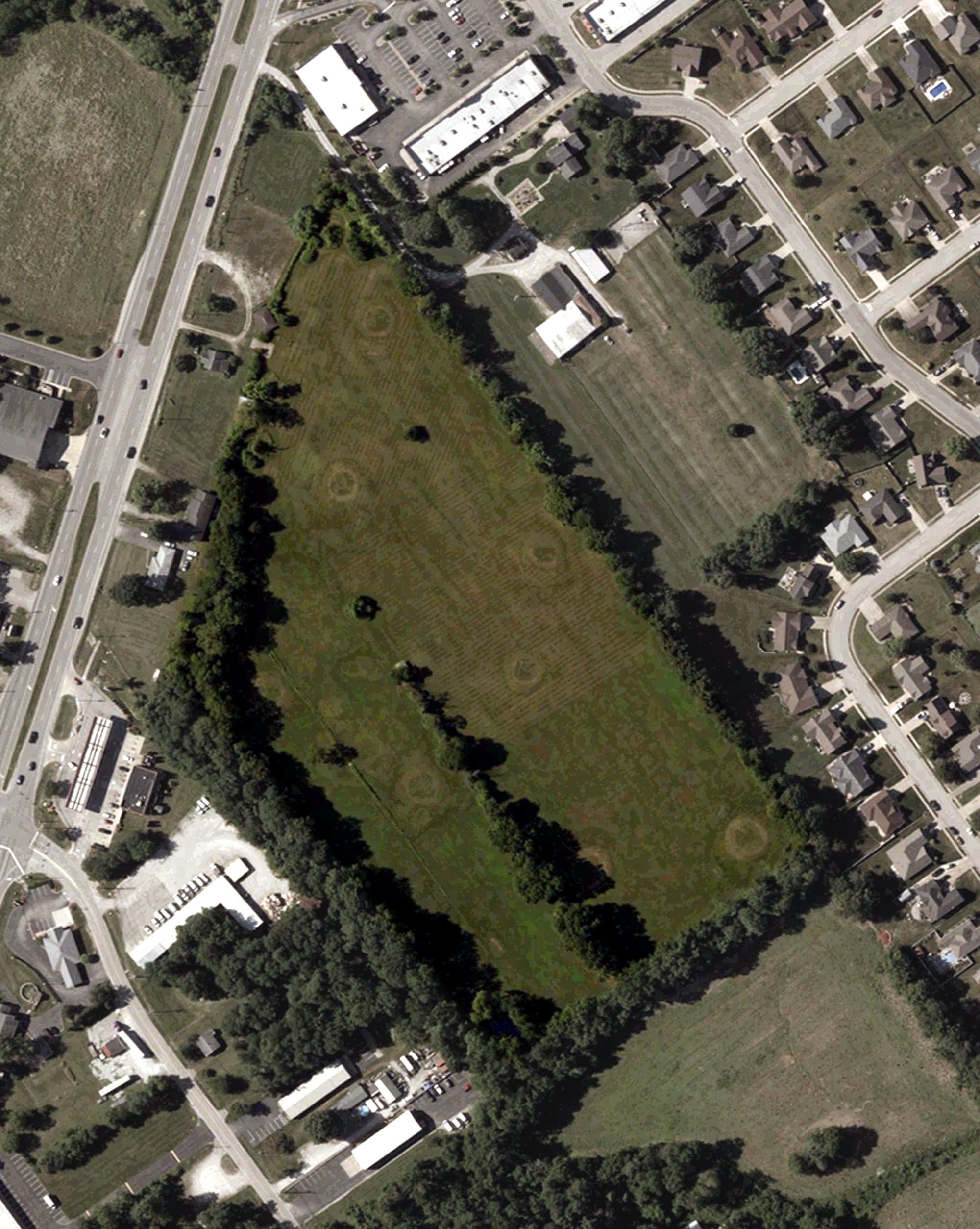 Aerial view of Twilight Golf Course, IN