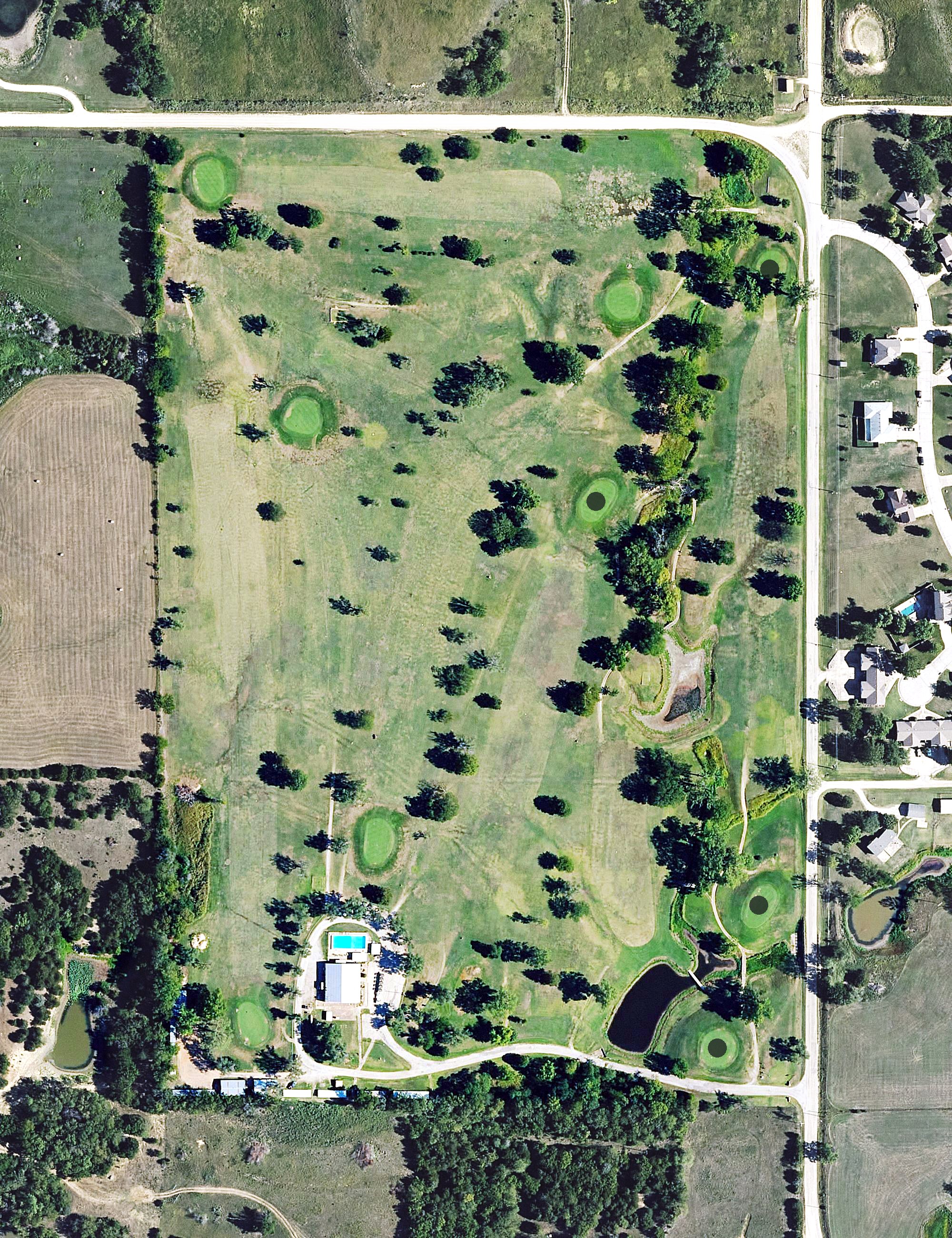 Aerial view of Eureka Golf Course, KS