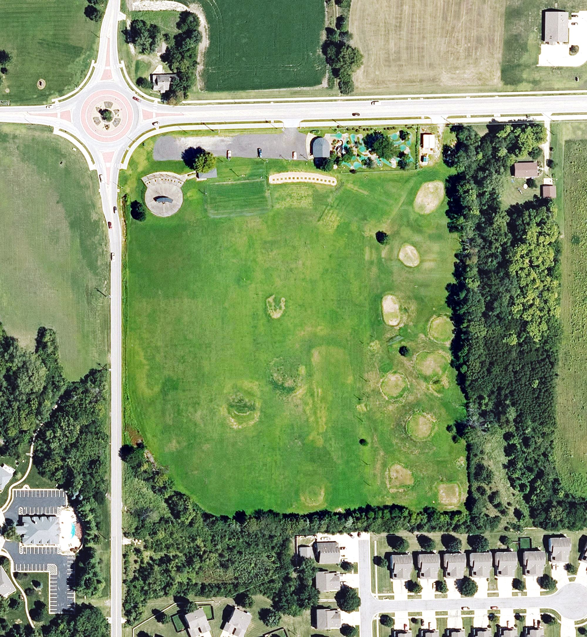 Aerial view of Pure Golf Topeka, KS