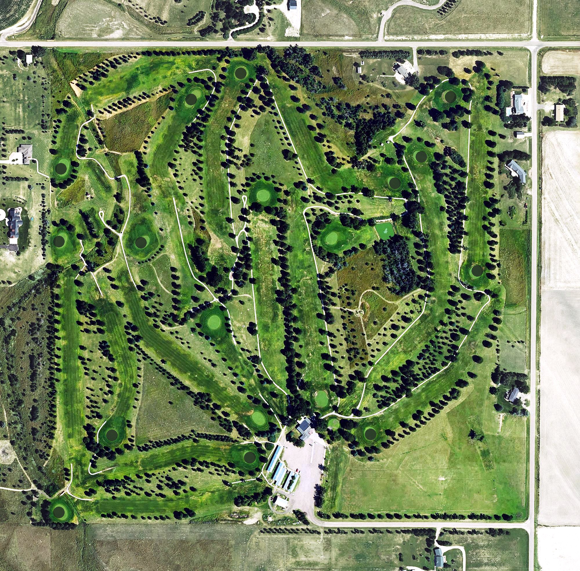 Aerial view of Sugar Hills Golf Club, KS