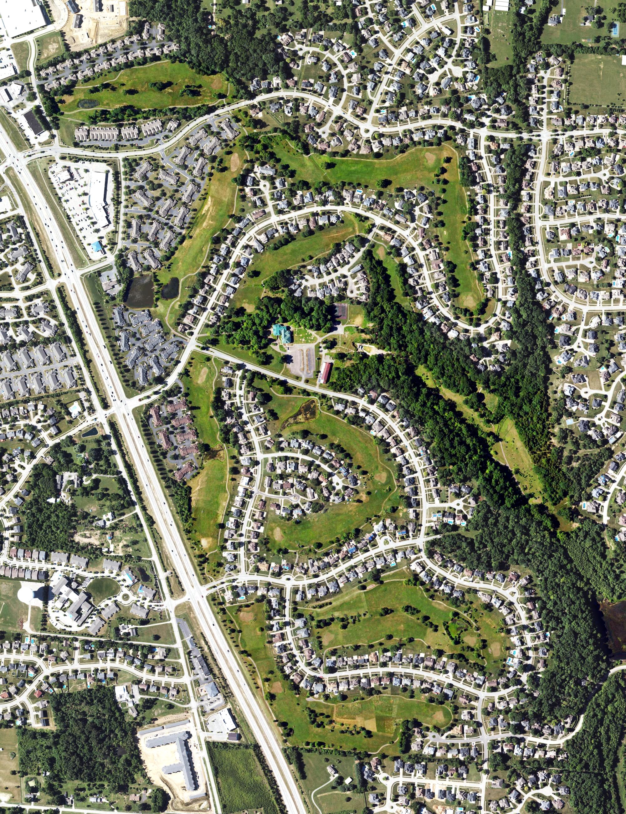 Aerial view of Glenmary Country Club, KY