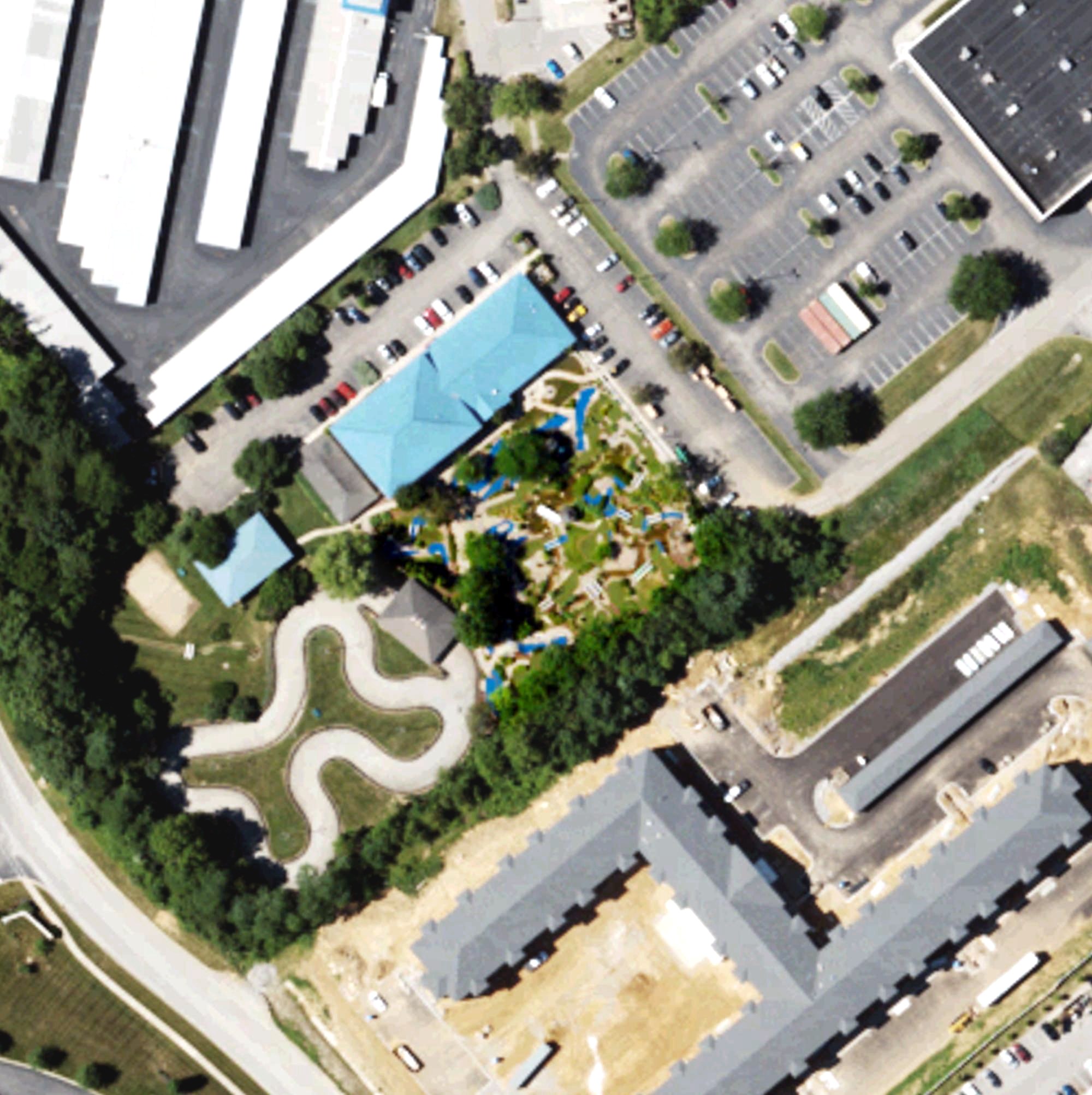 Aerial view of Mini-golf Course, KY