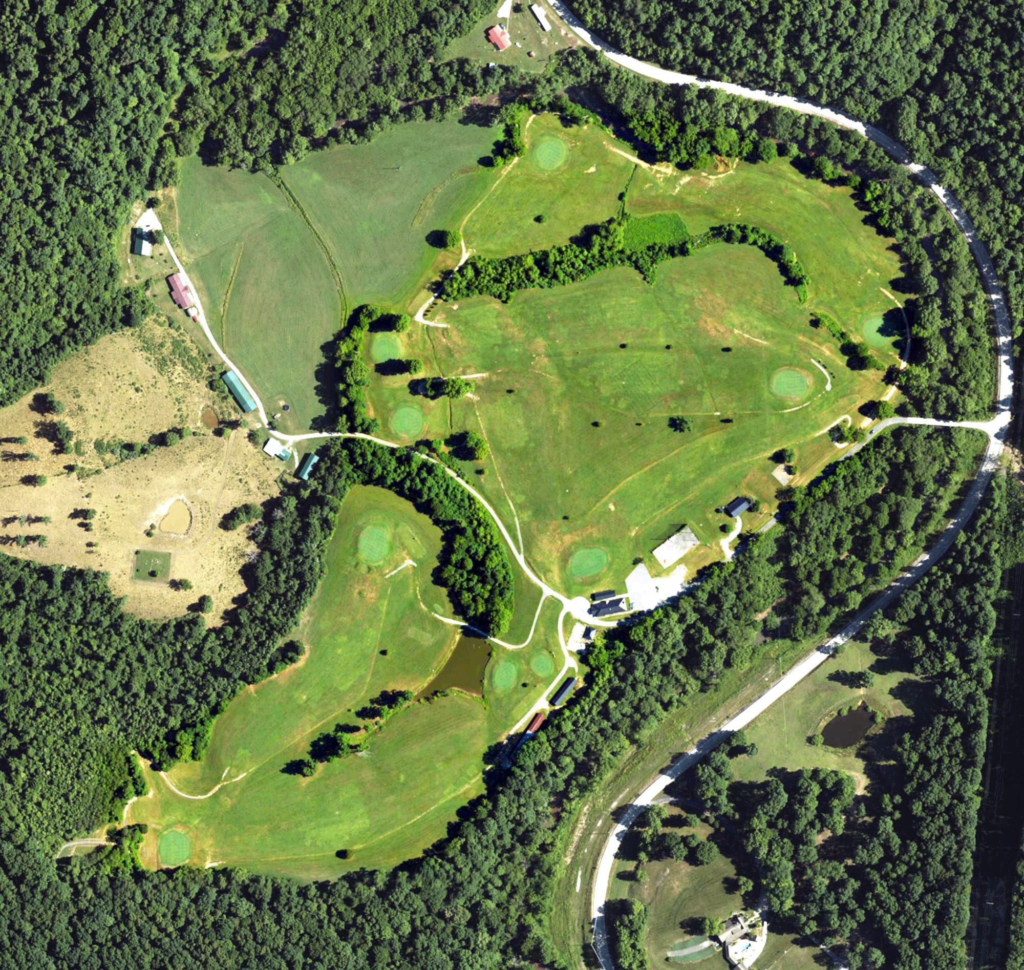 Aerial view of Pleasant Valley Country Club, KY