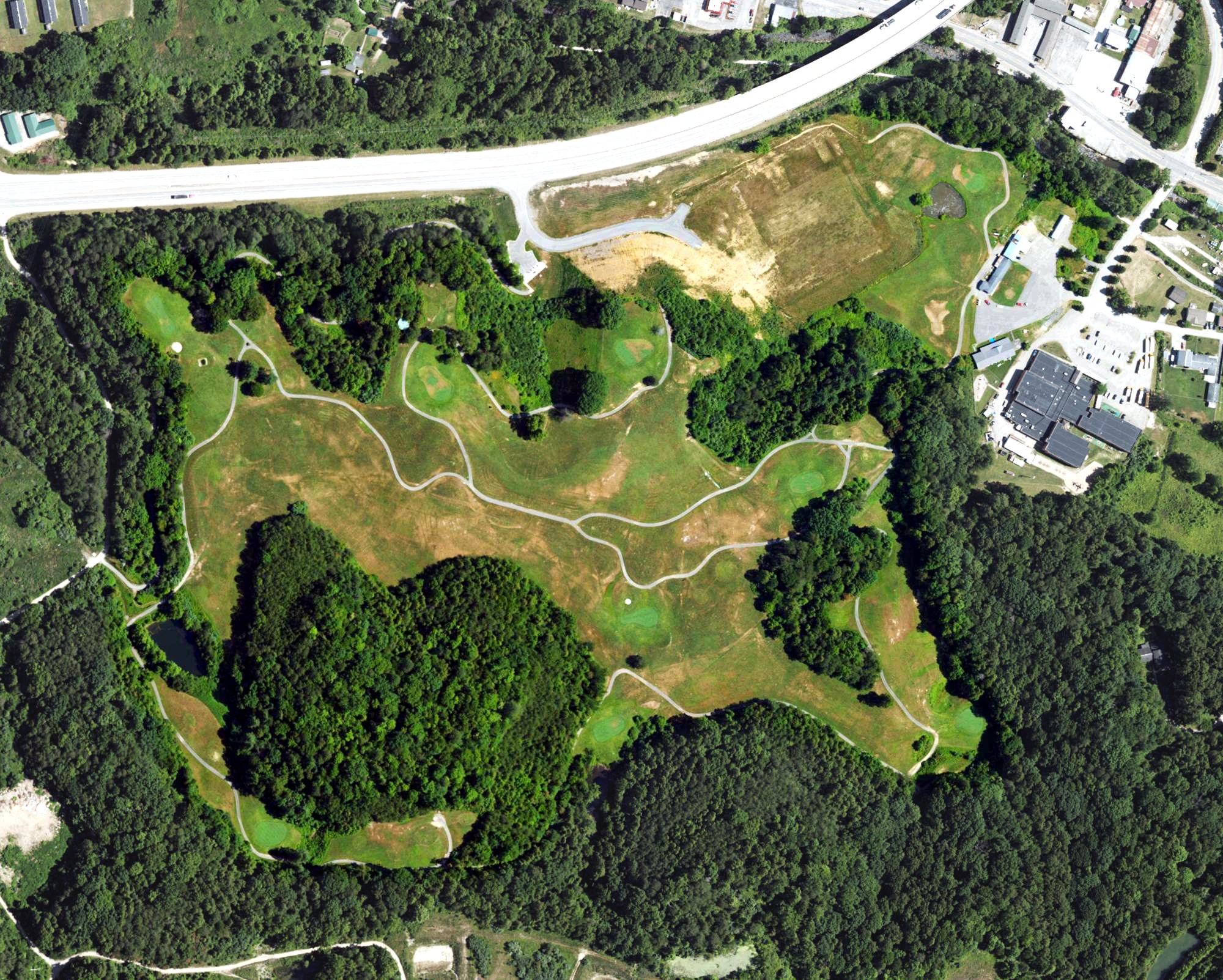 Aerial view of Sleepy Hollow Golf Course, KY