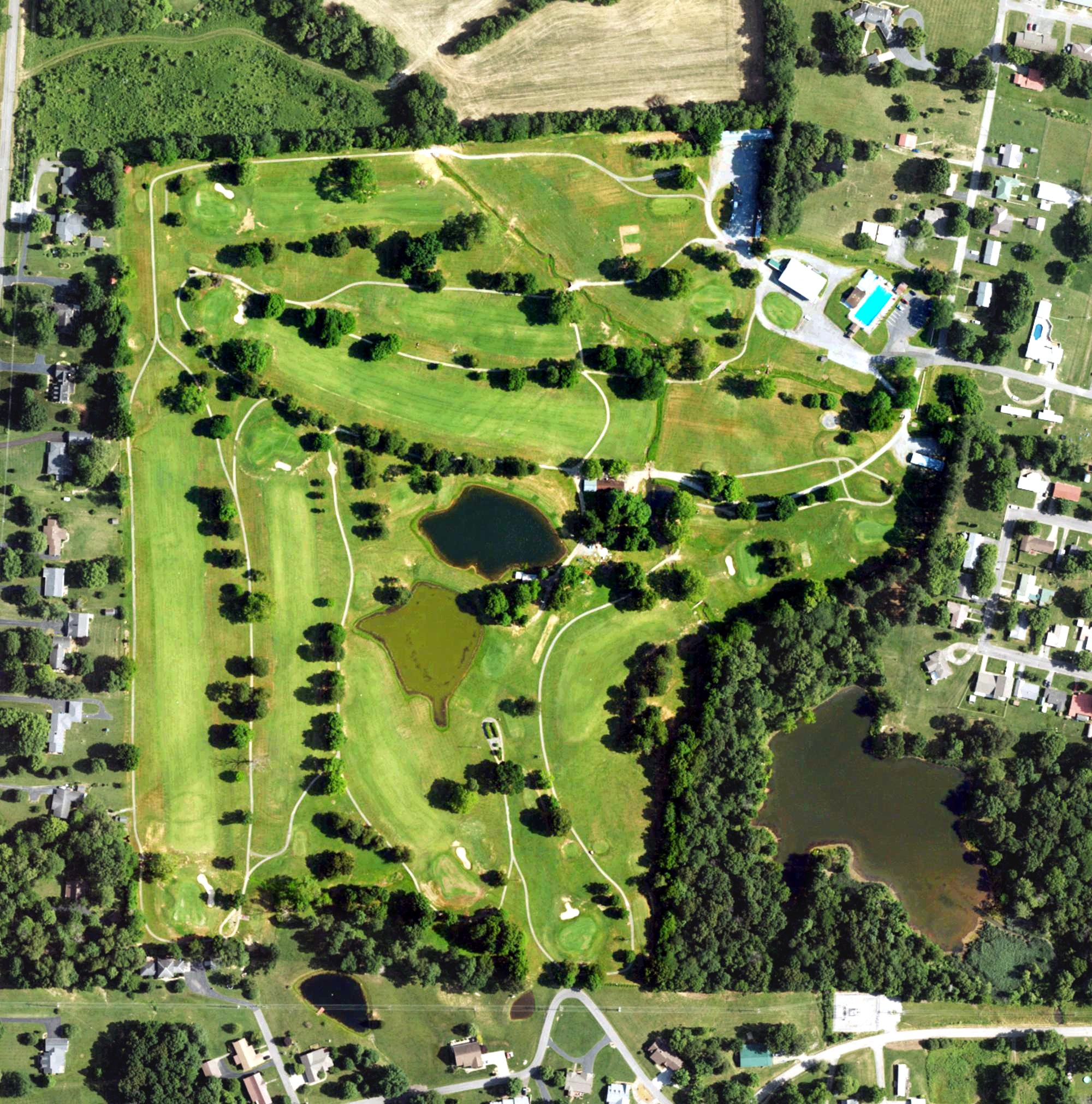 Aerial view of The Heritage At Marion Country Club, KY