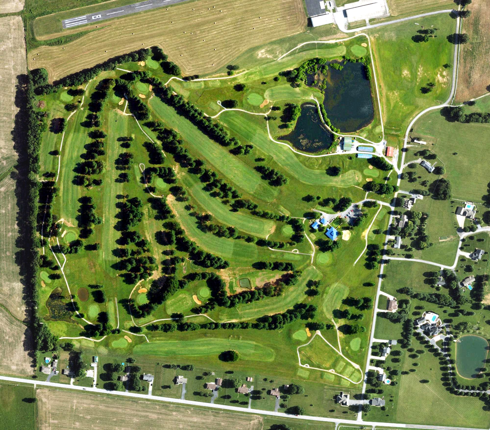 Aerial view of The Pines at Lindsey WIlson, KY