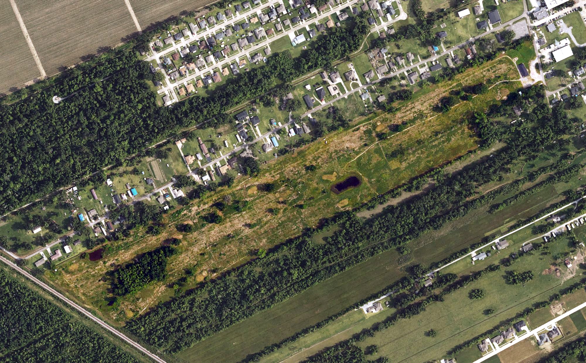 Aerial view of Fashion Golf Course, LA