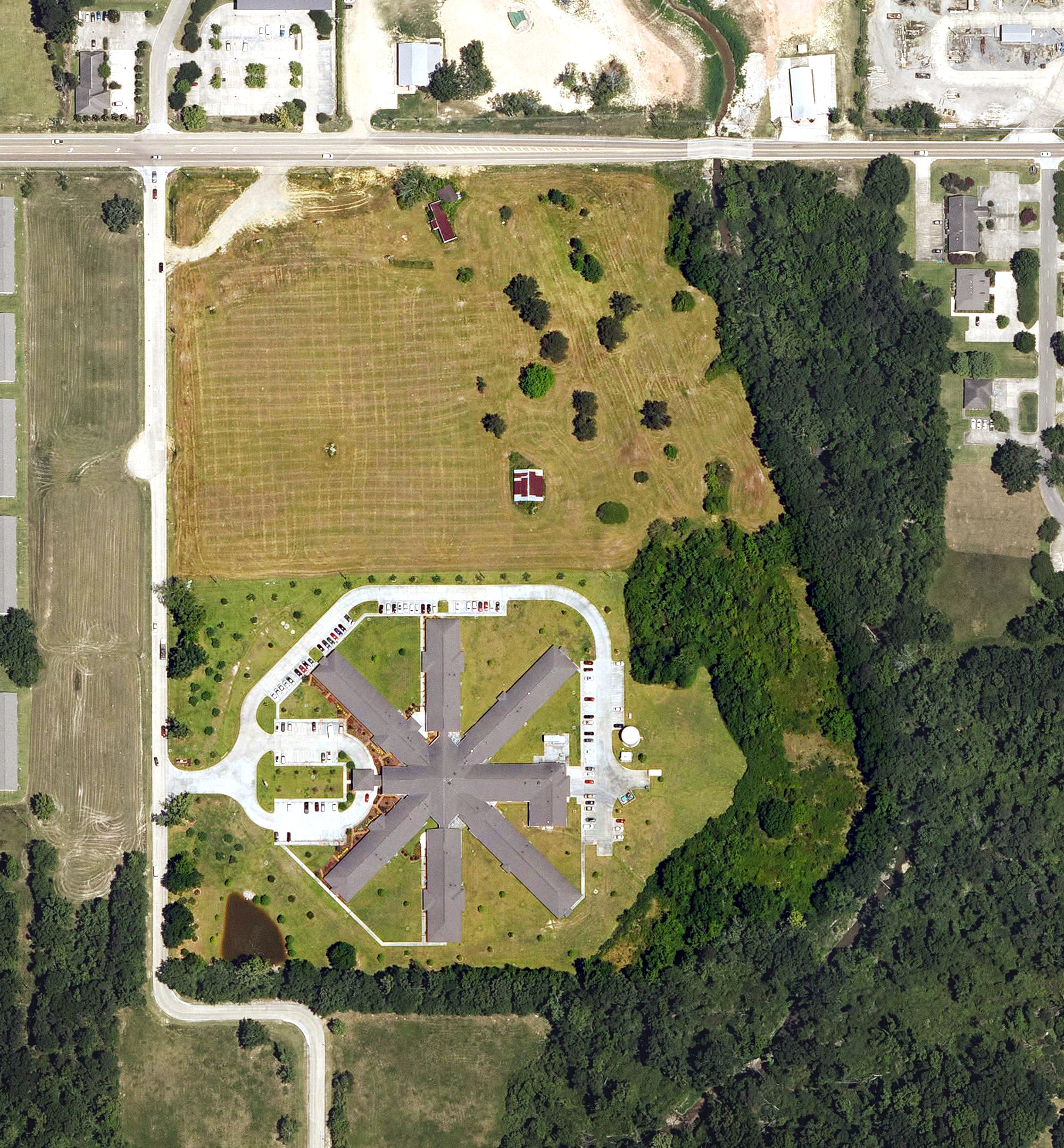 Aerial view of Hammond Golf Center, LA