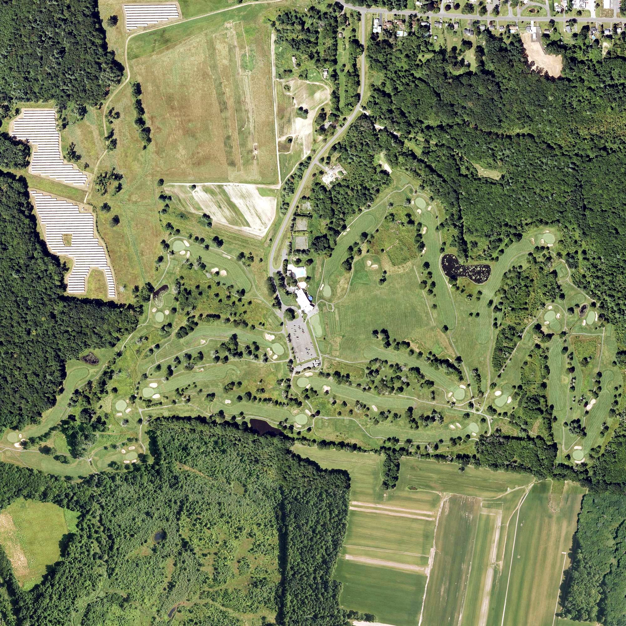 Aerial view of Crestview Country Club, MA