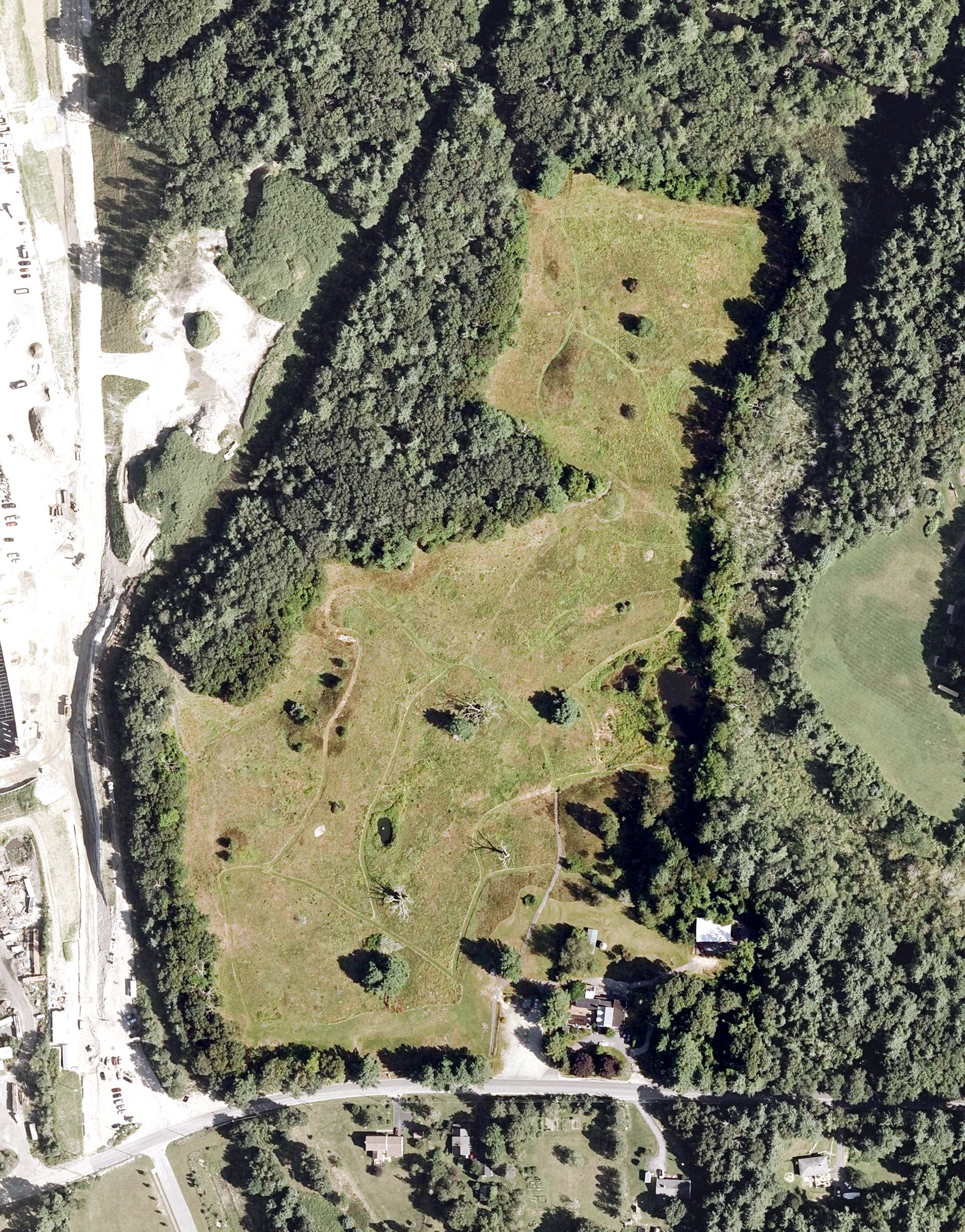 Aerial view of Edgewood Golf Course, MA