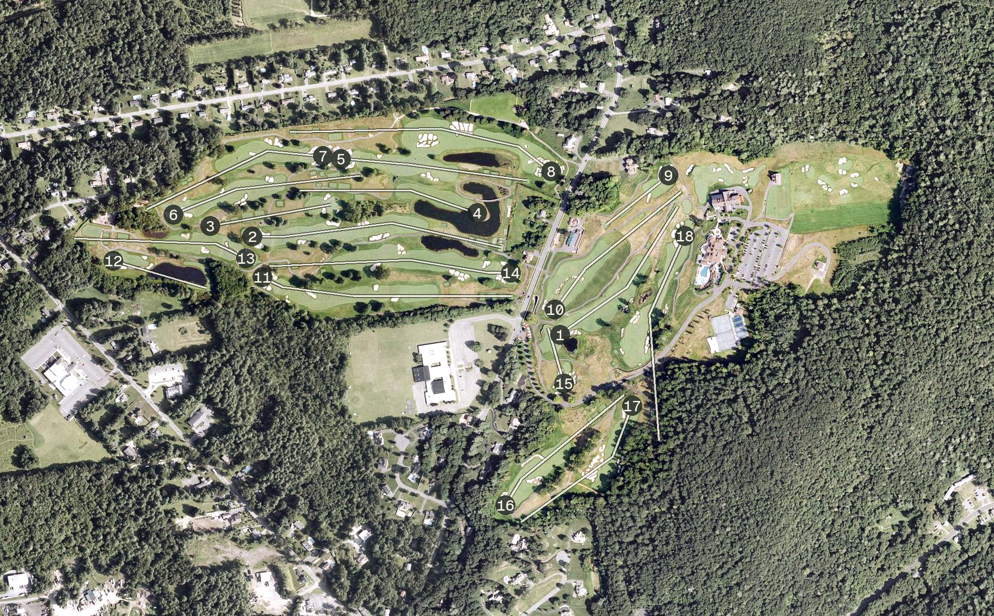 Aerial view of GreatHorse, MA