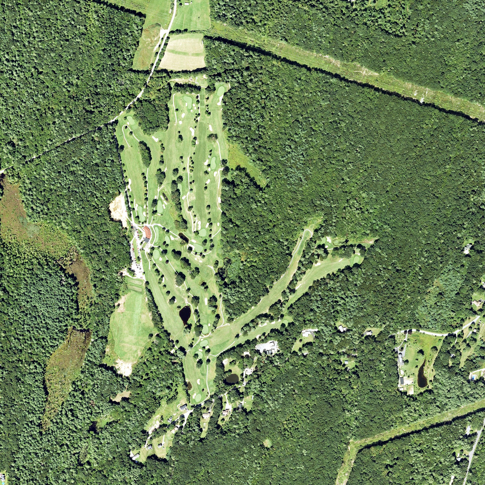 Aerial view of Heritage Country Club, MA