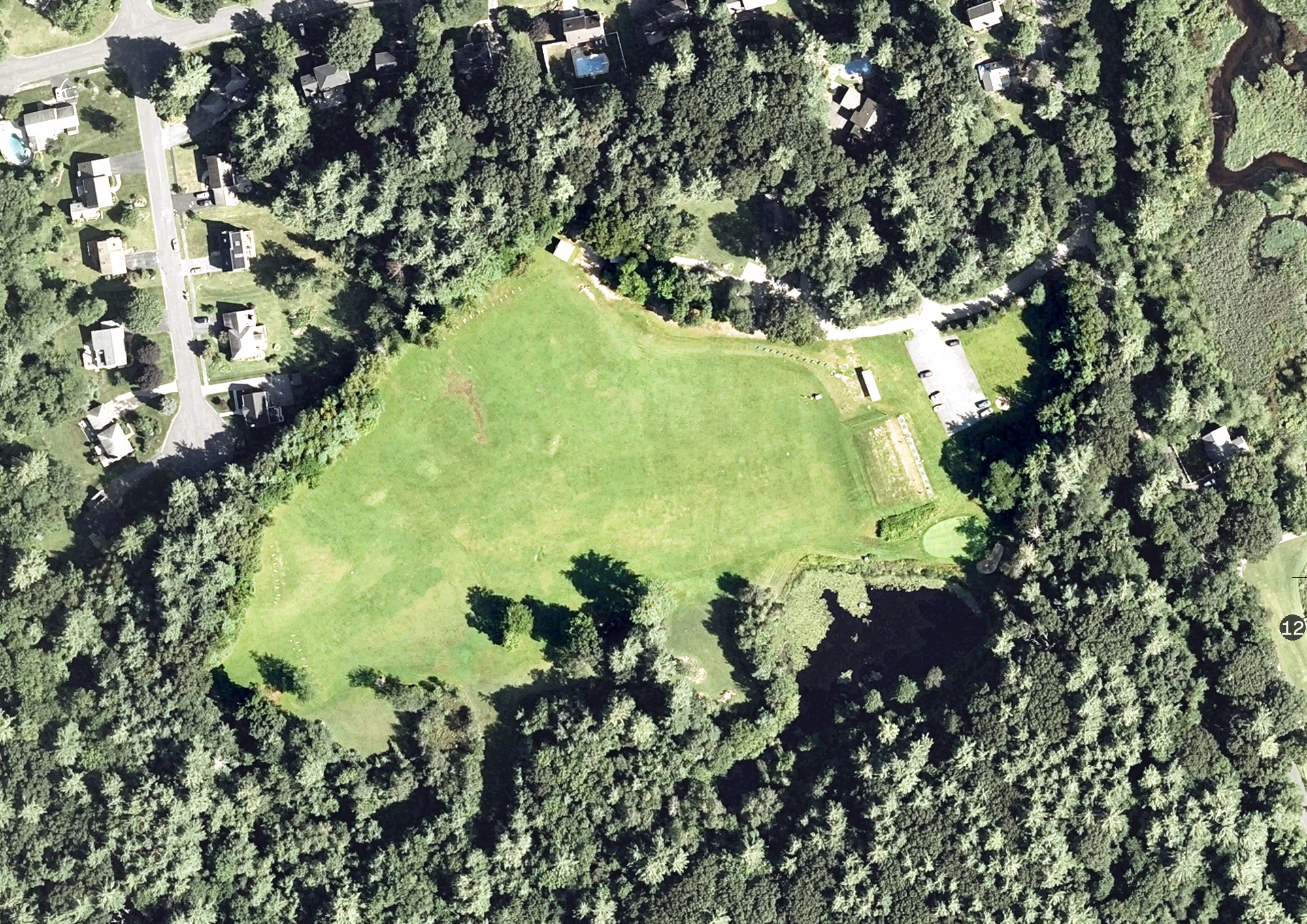 Aerial view of Juniper Hill - Golf Teaching Center, MA